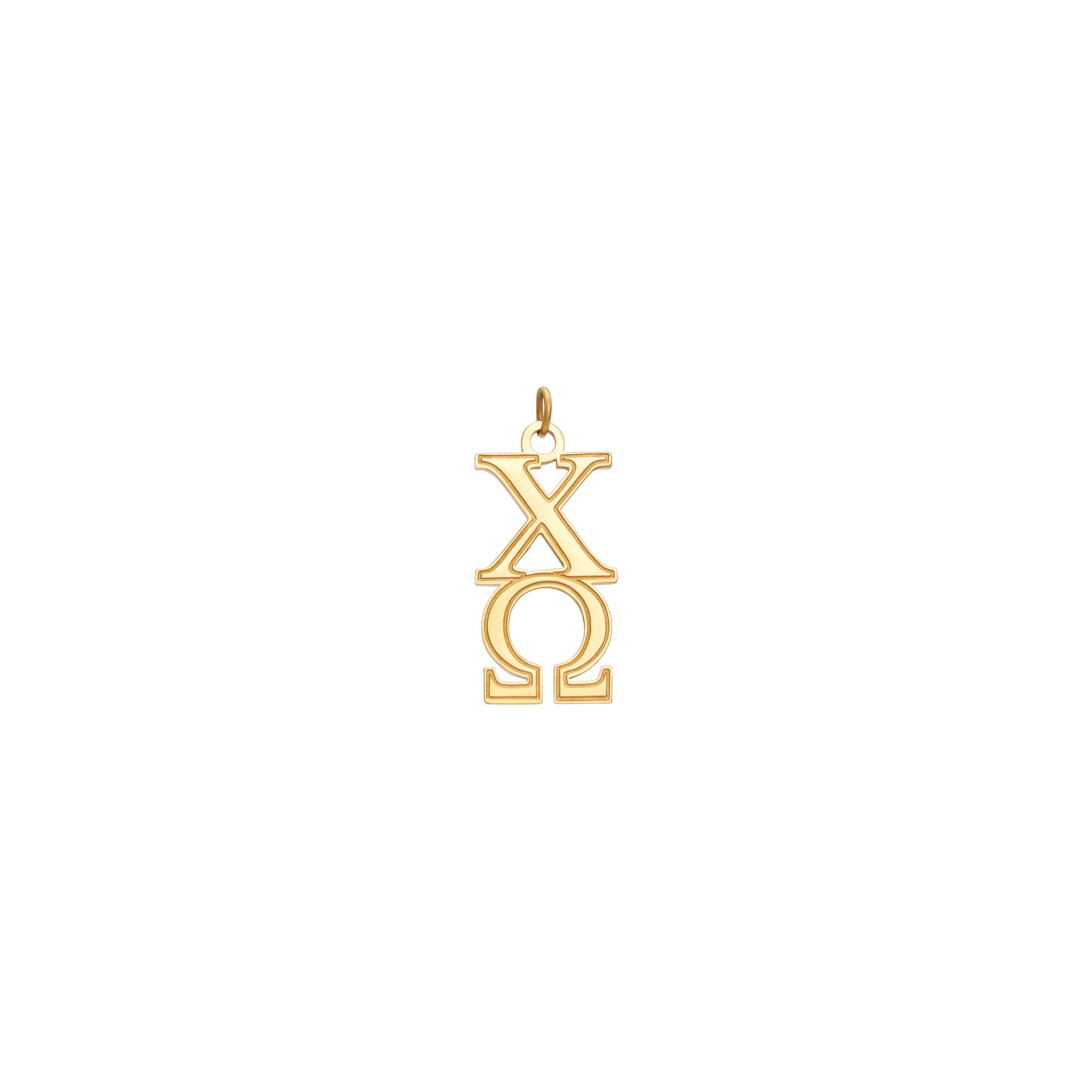 Gold Sorority Greek Letters Charms