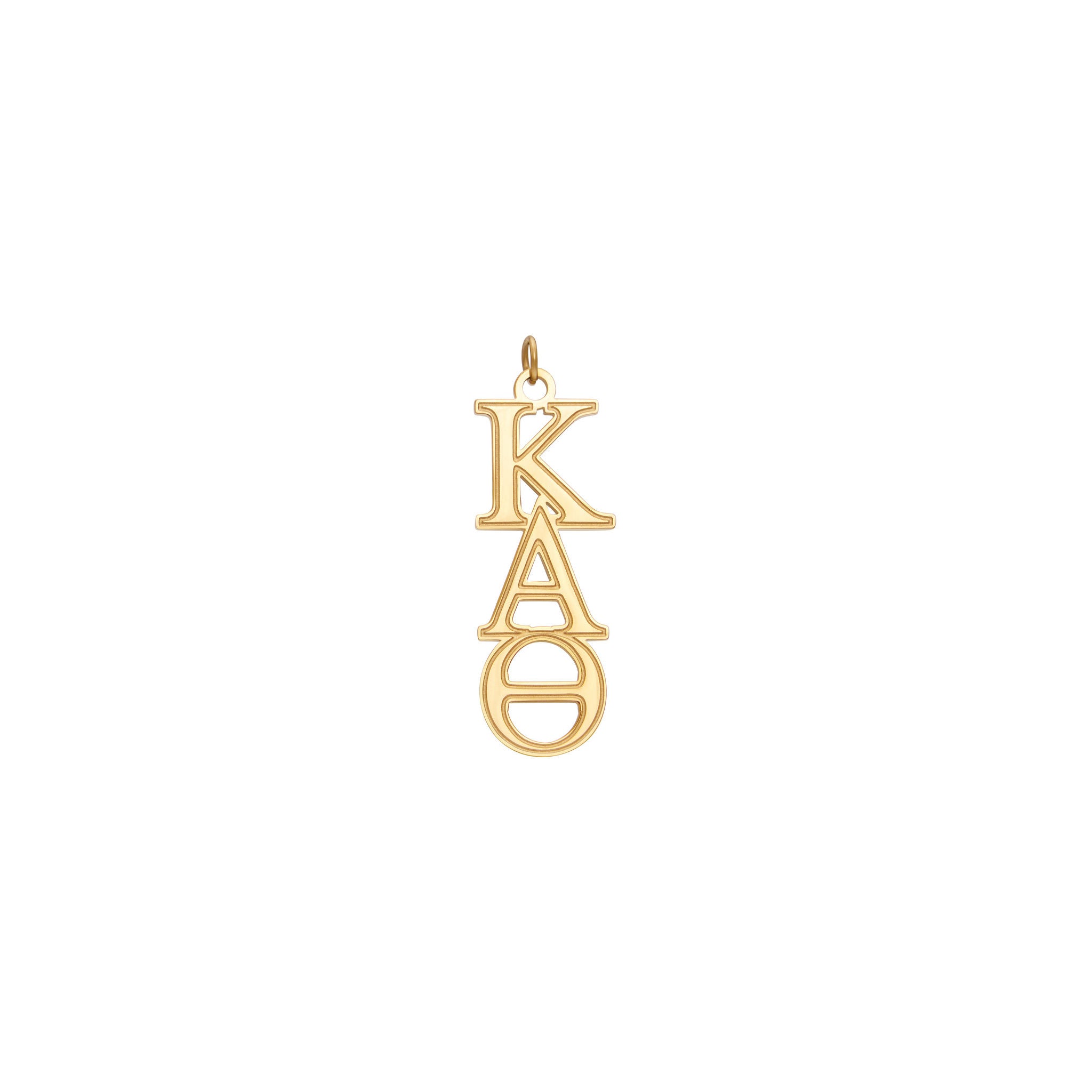 Gold Sorority Greek Letters Charms