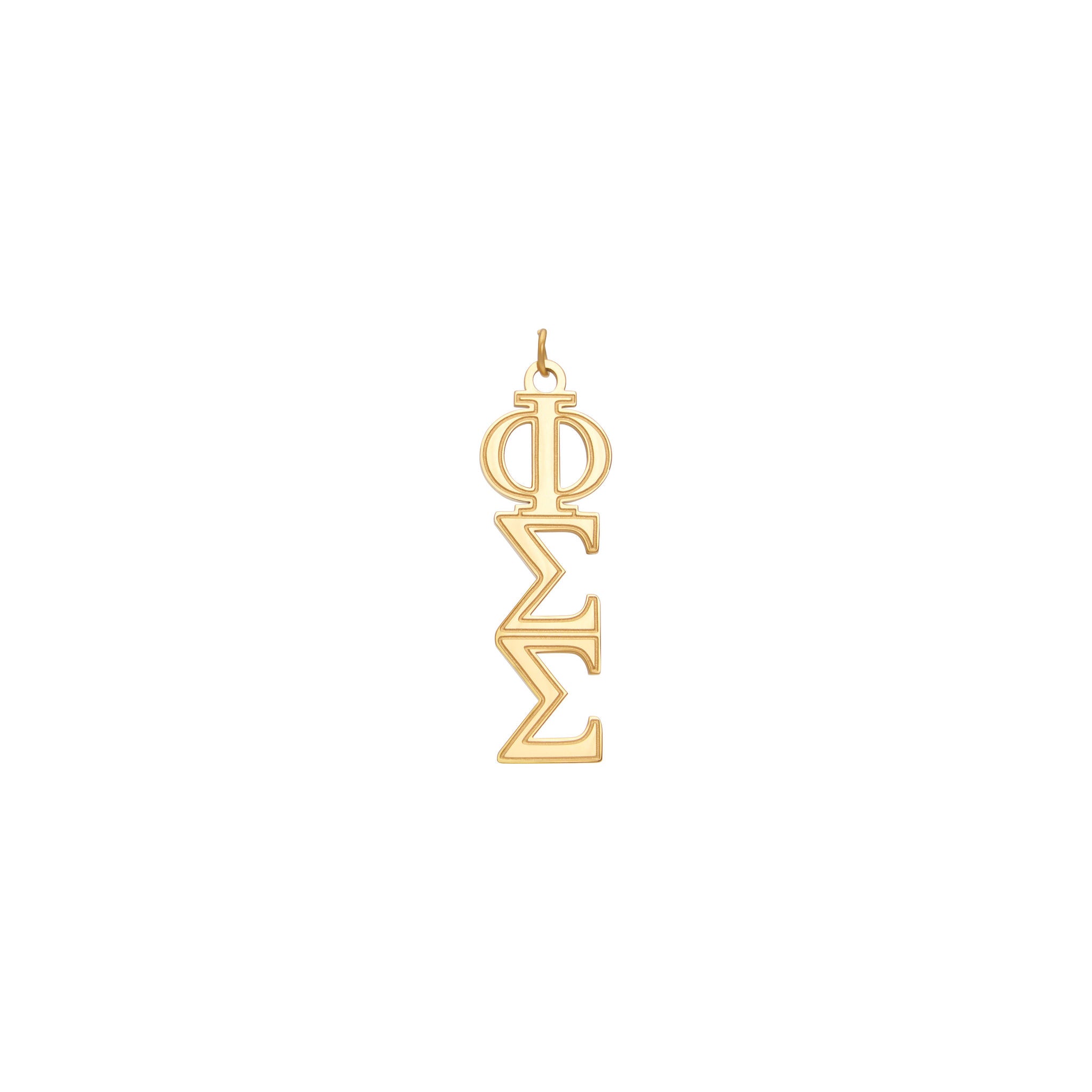 Gold Sorority Greek Letters Charms