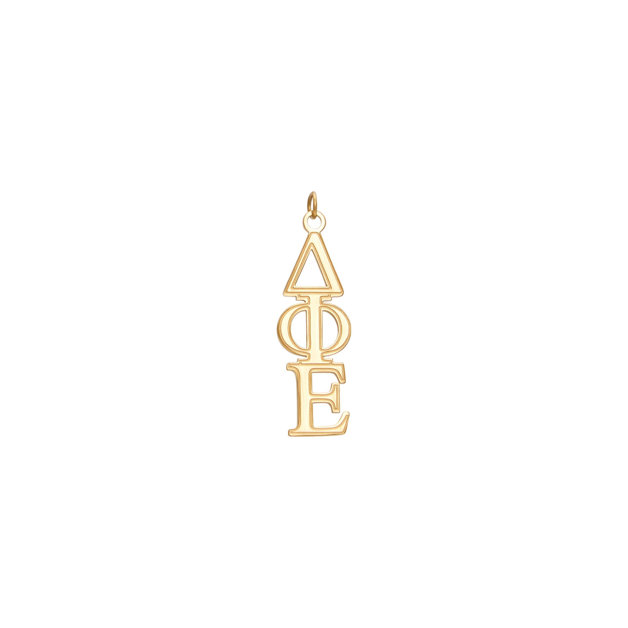 Gold Sorority Greek Letters Charms