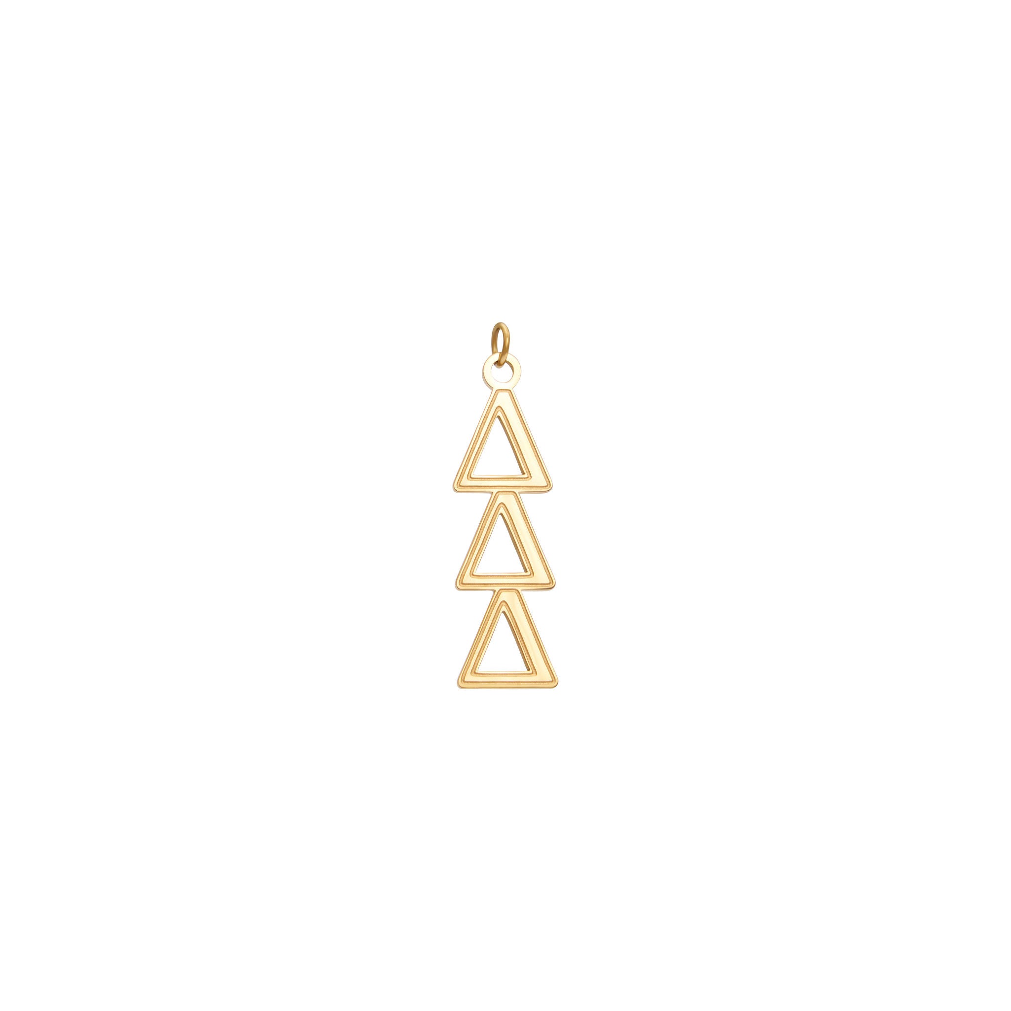 Gold Sorority Greek Letters Charms