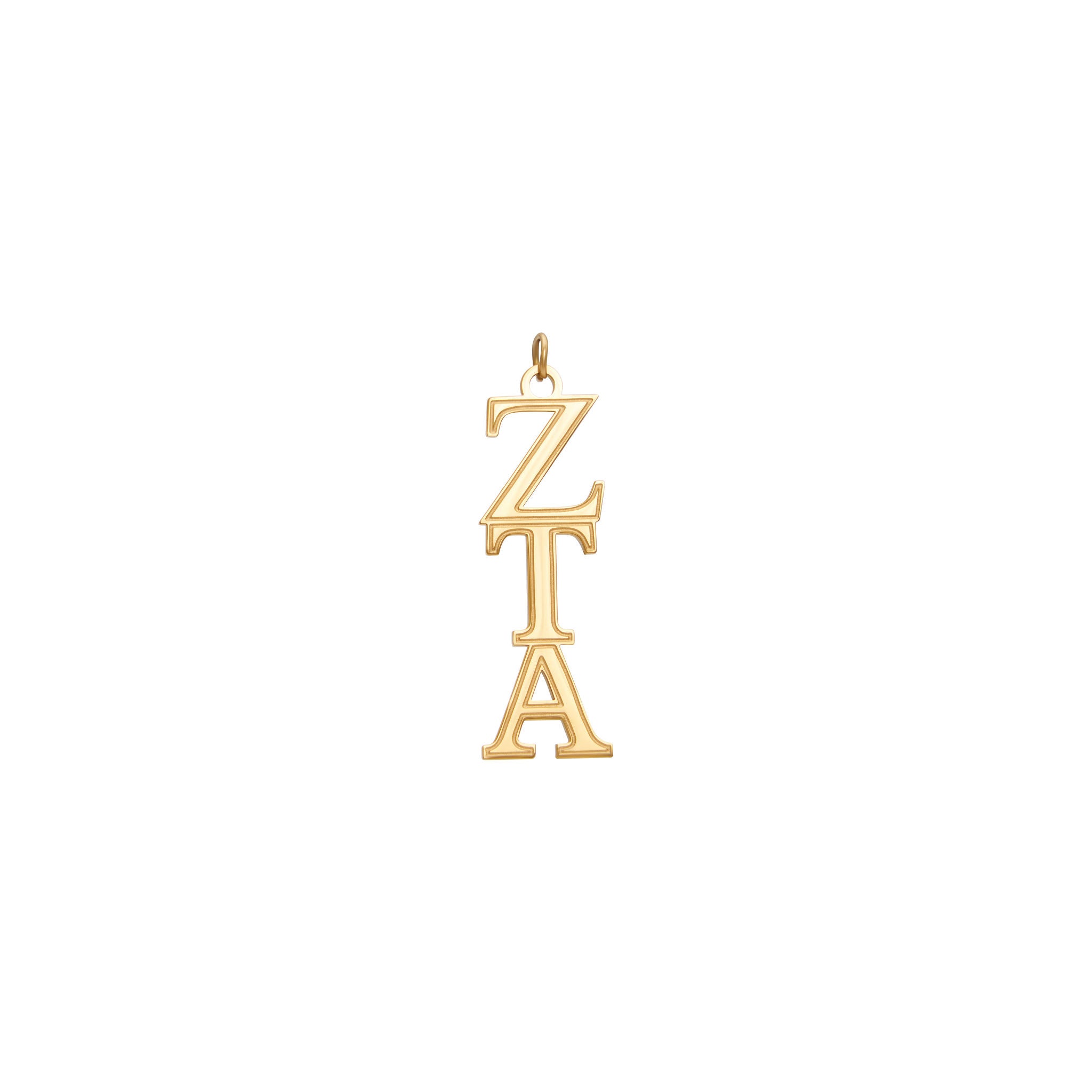 Gold Sorority Greek Letters Charms