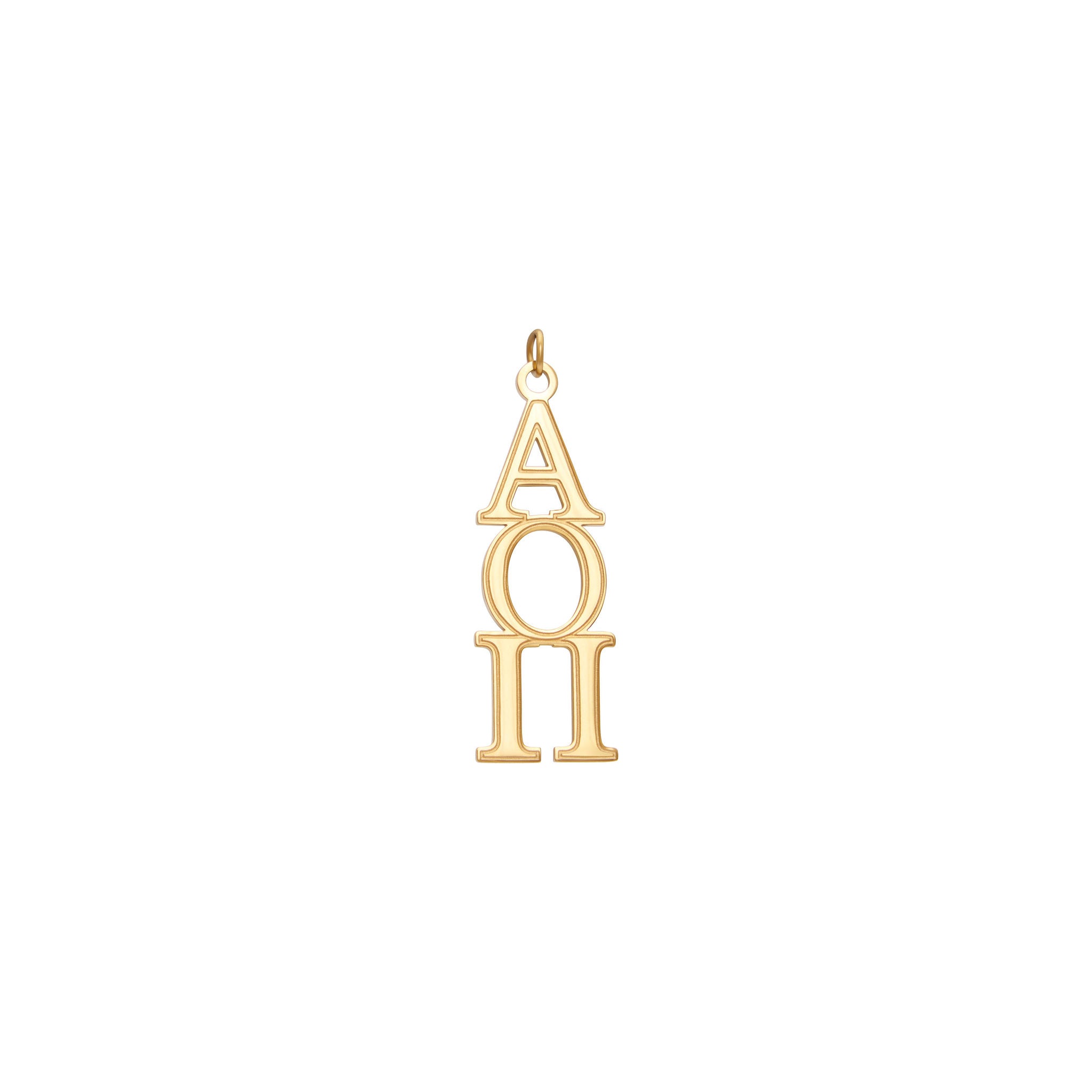Gold Sorority Greek Letters Charms