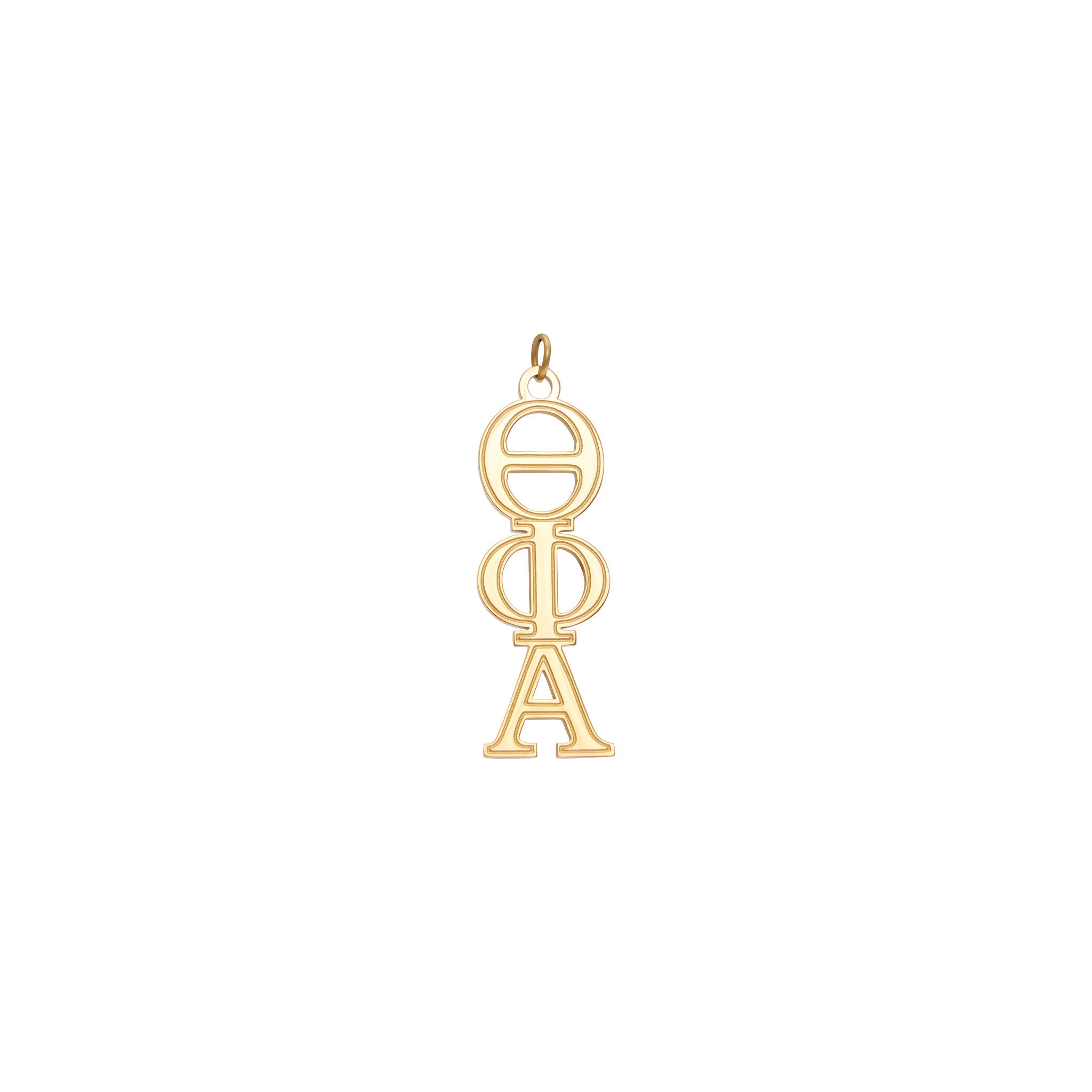 Gold Sorority Greek Letters Charms