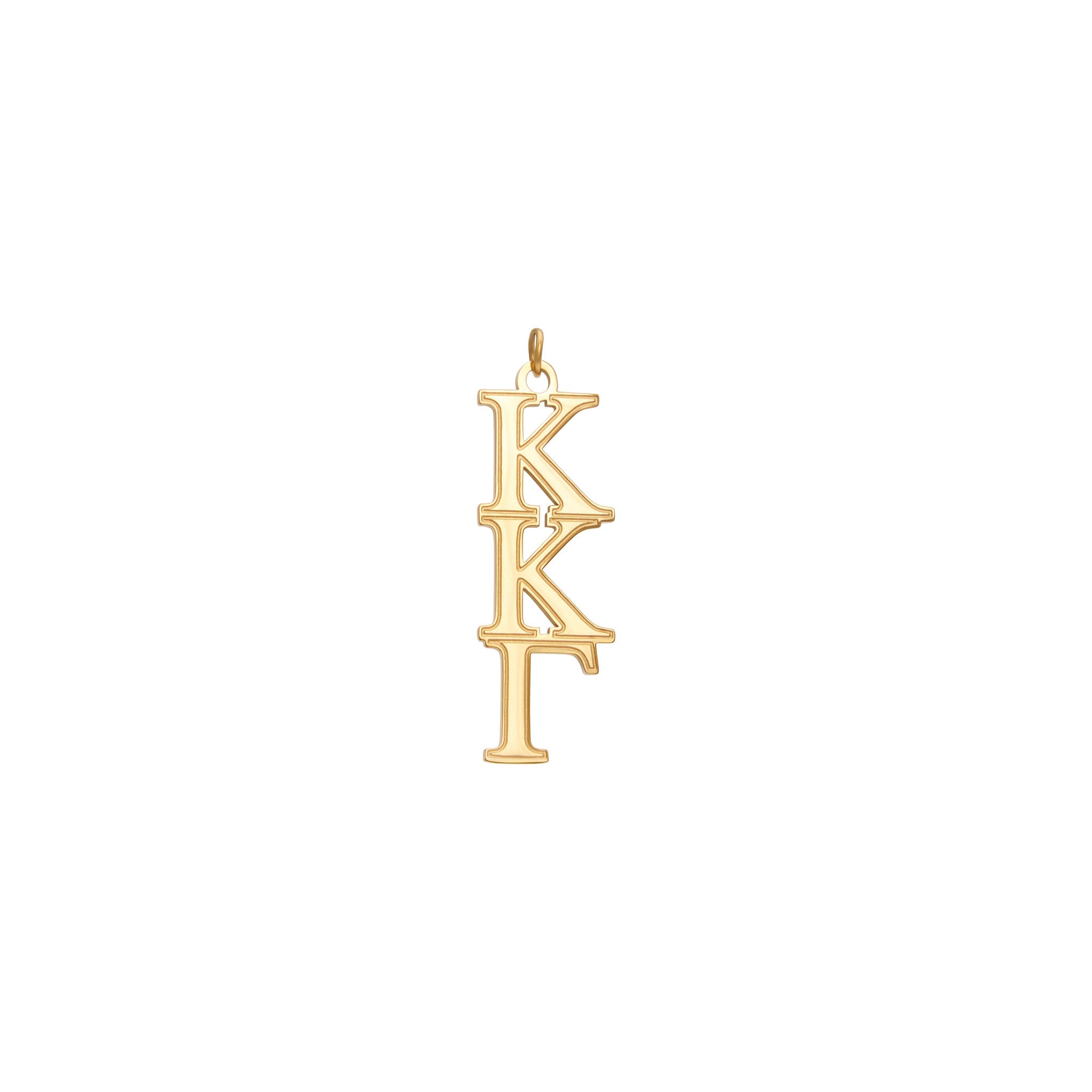 Gold Sorority Greek Letters Charms