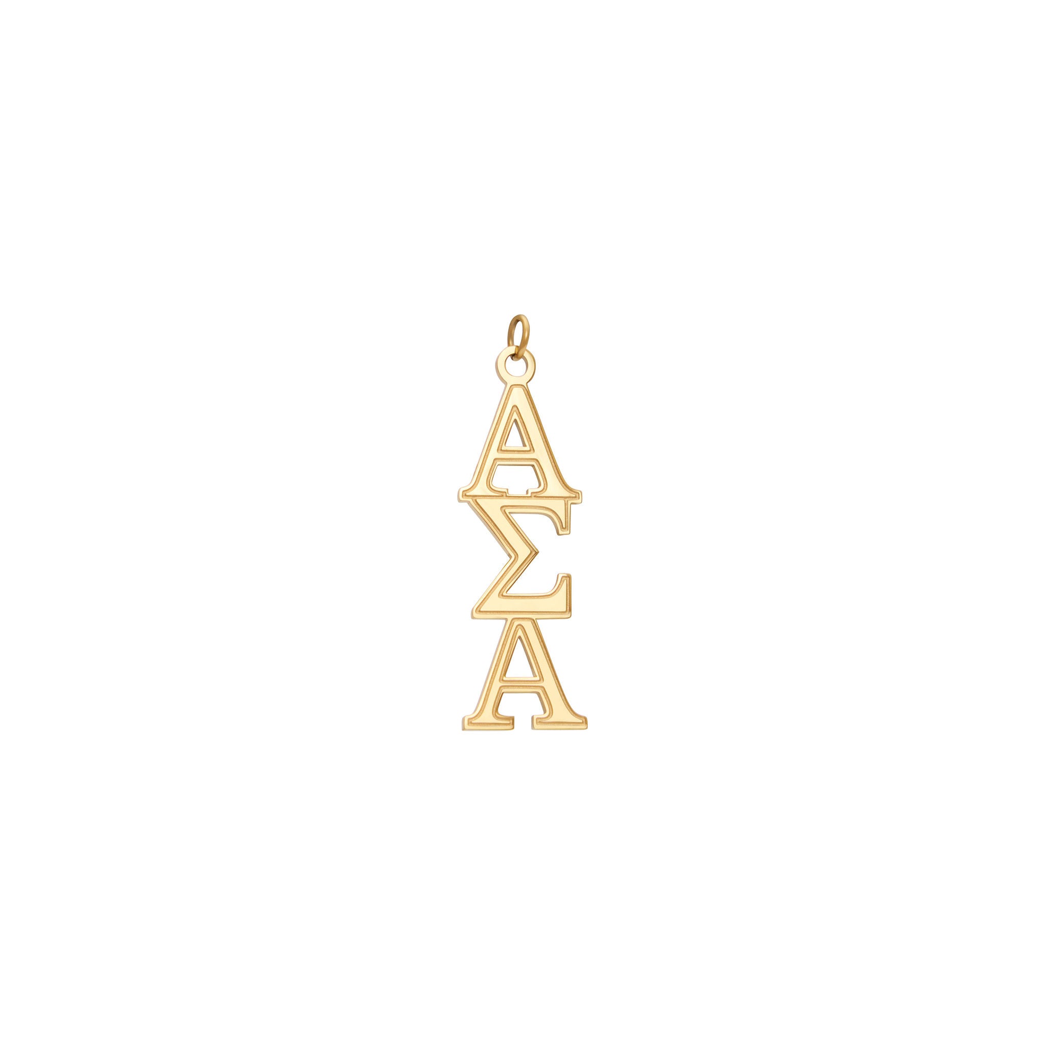 Gold Sorority Greek Letters Charms