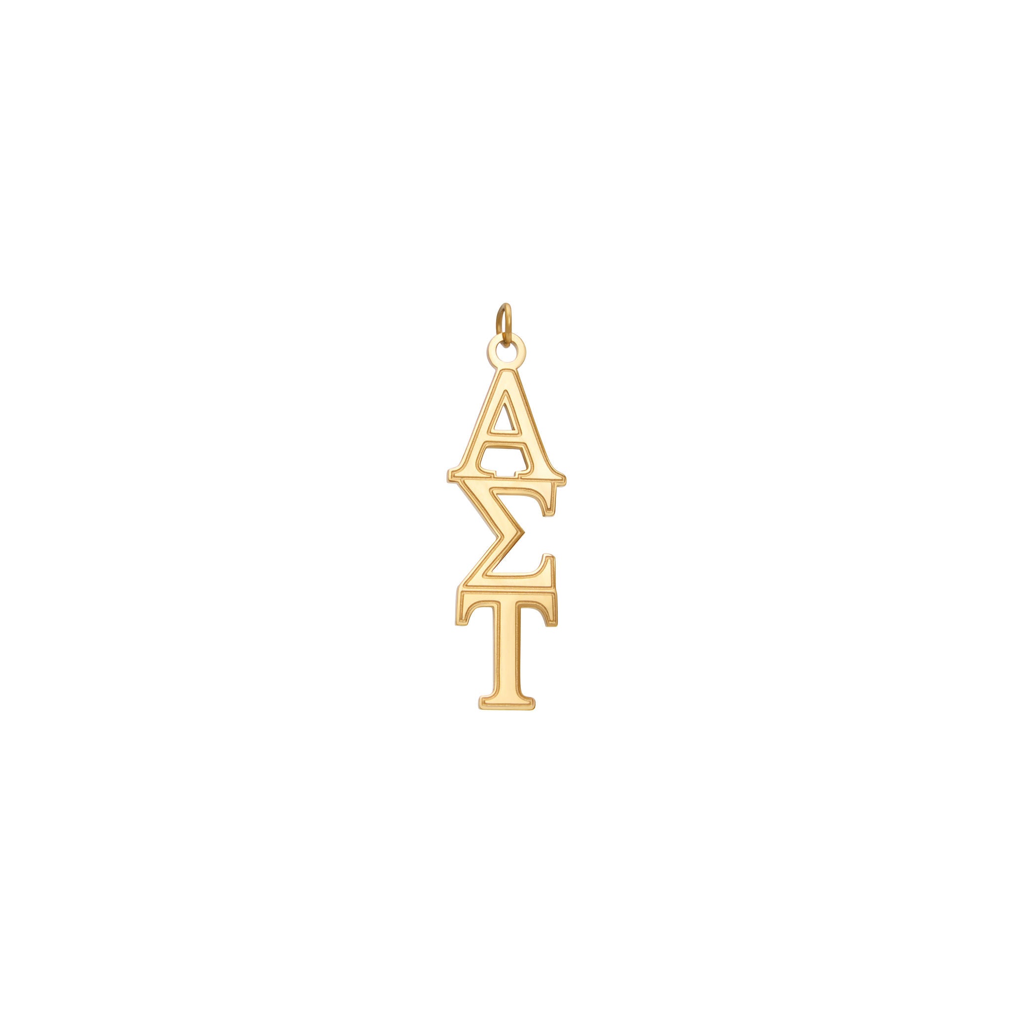 Gold Sorority Greek Letters Charms