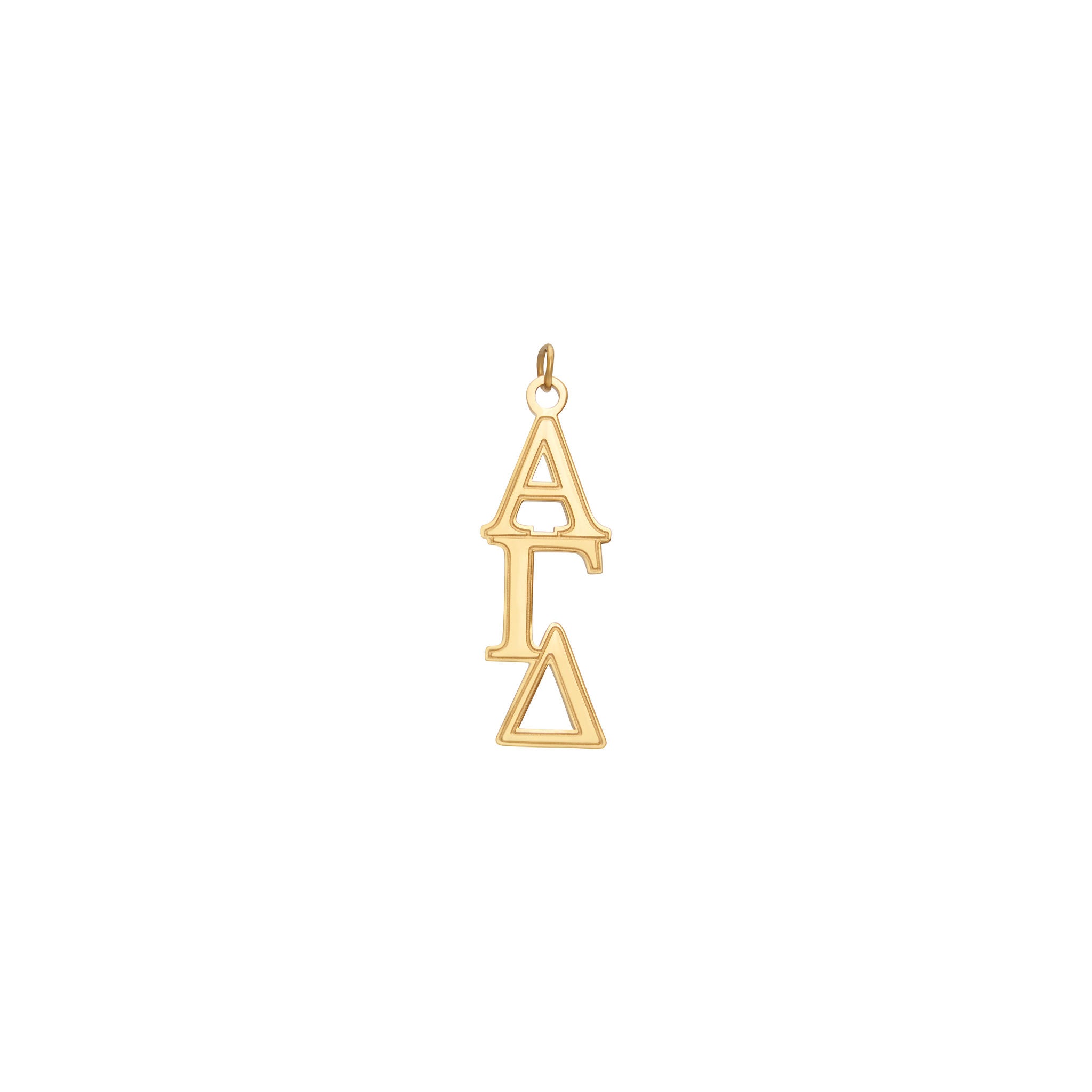Gold Sorority Greek Letters Charms