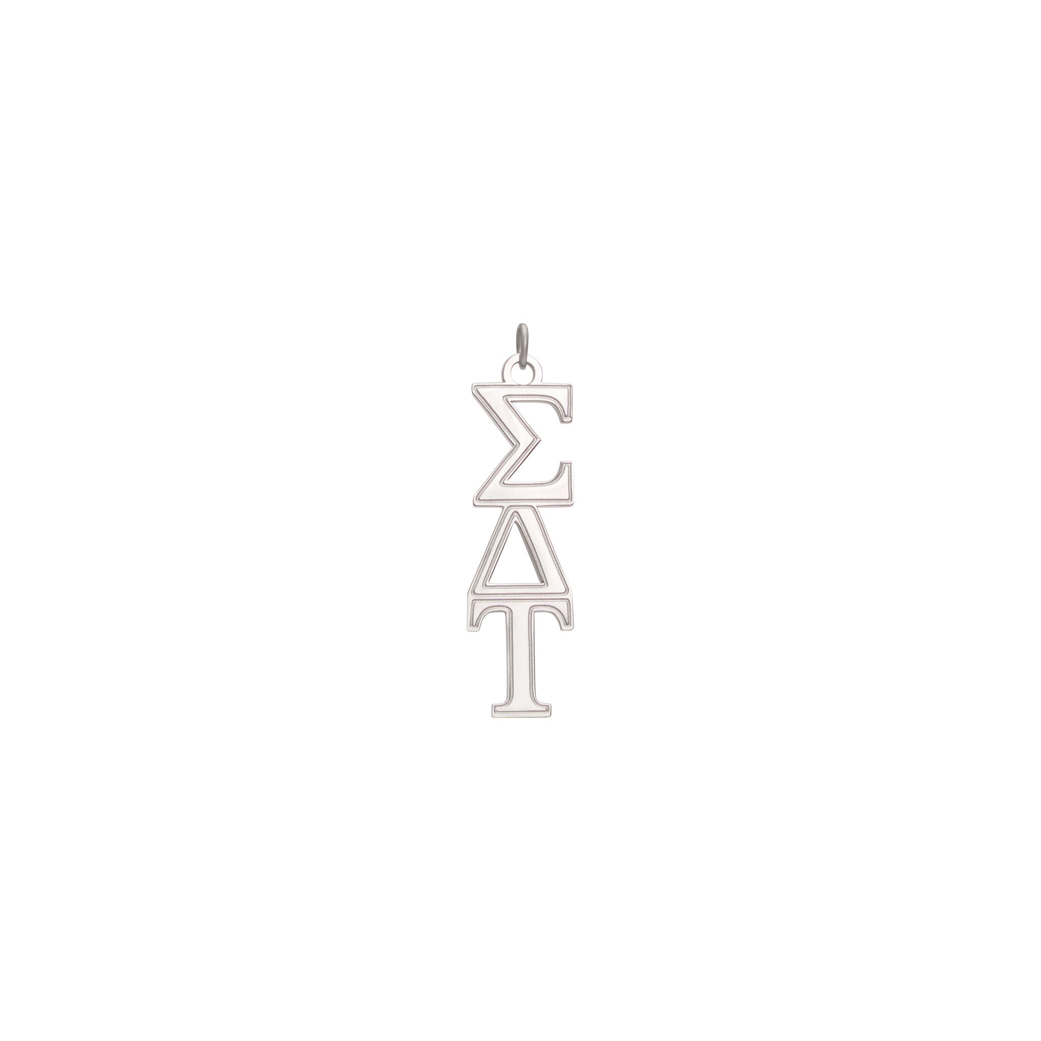 Silver Sorority Greek Letter Charms