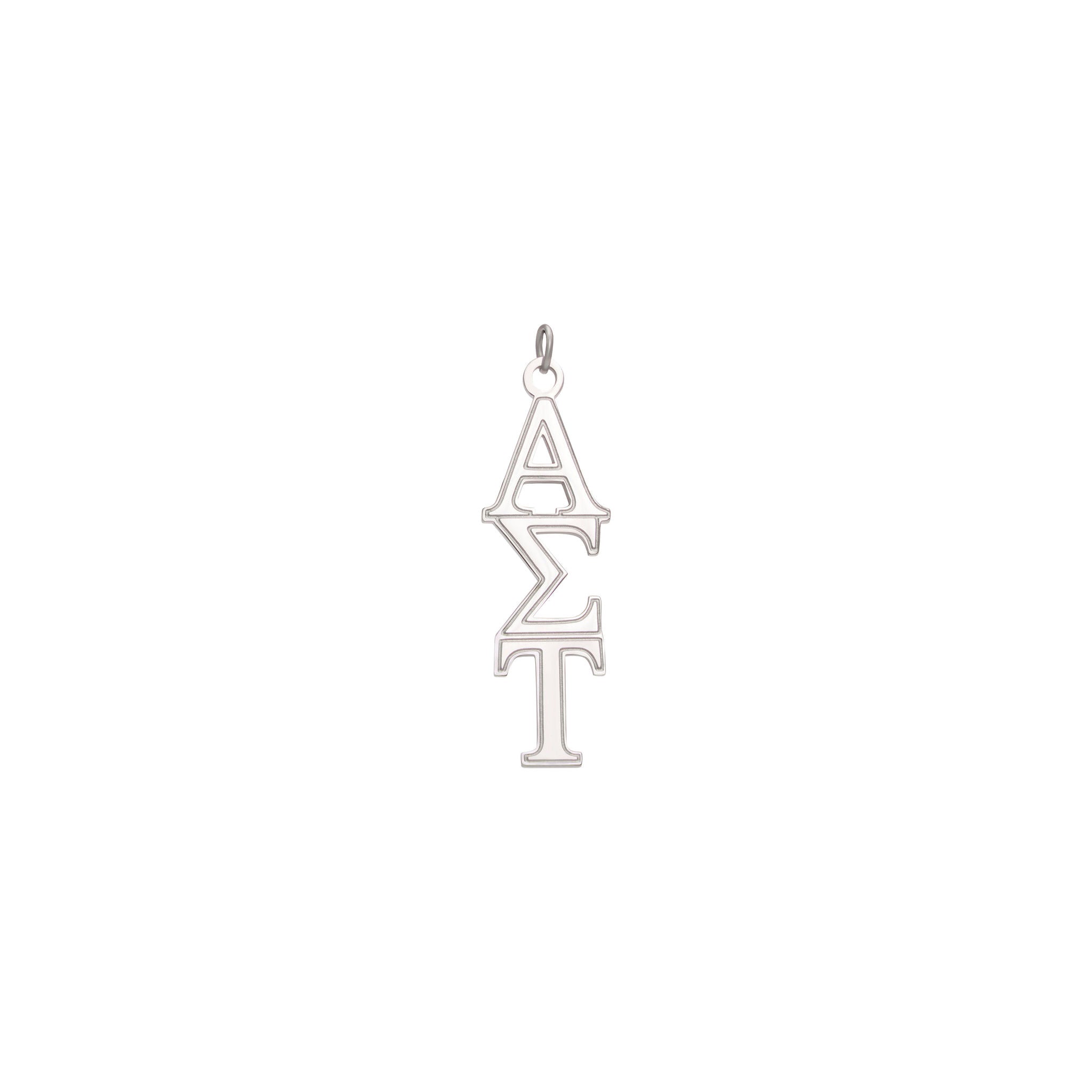 Silver Sorority Greek Letter Charms