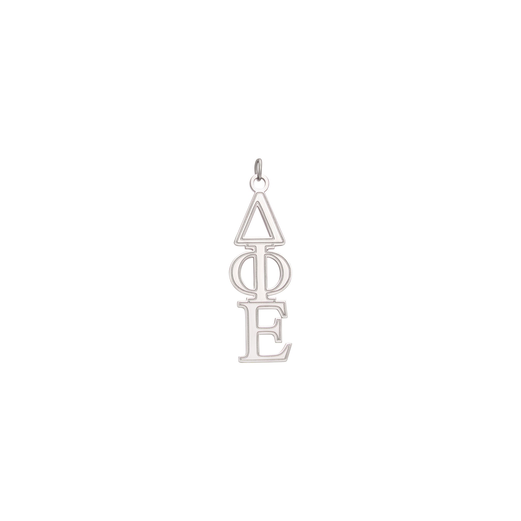 Silver Sorority Greek Letter Charms