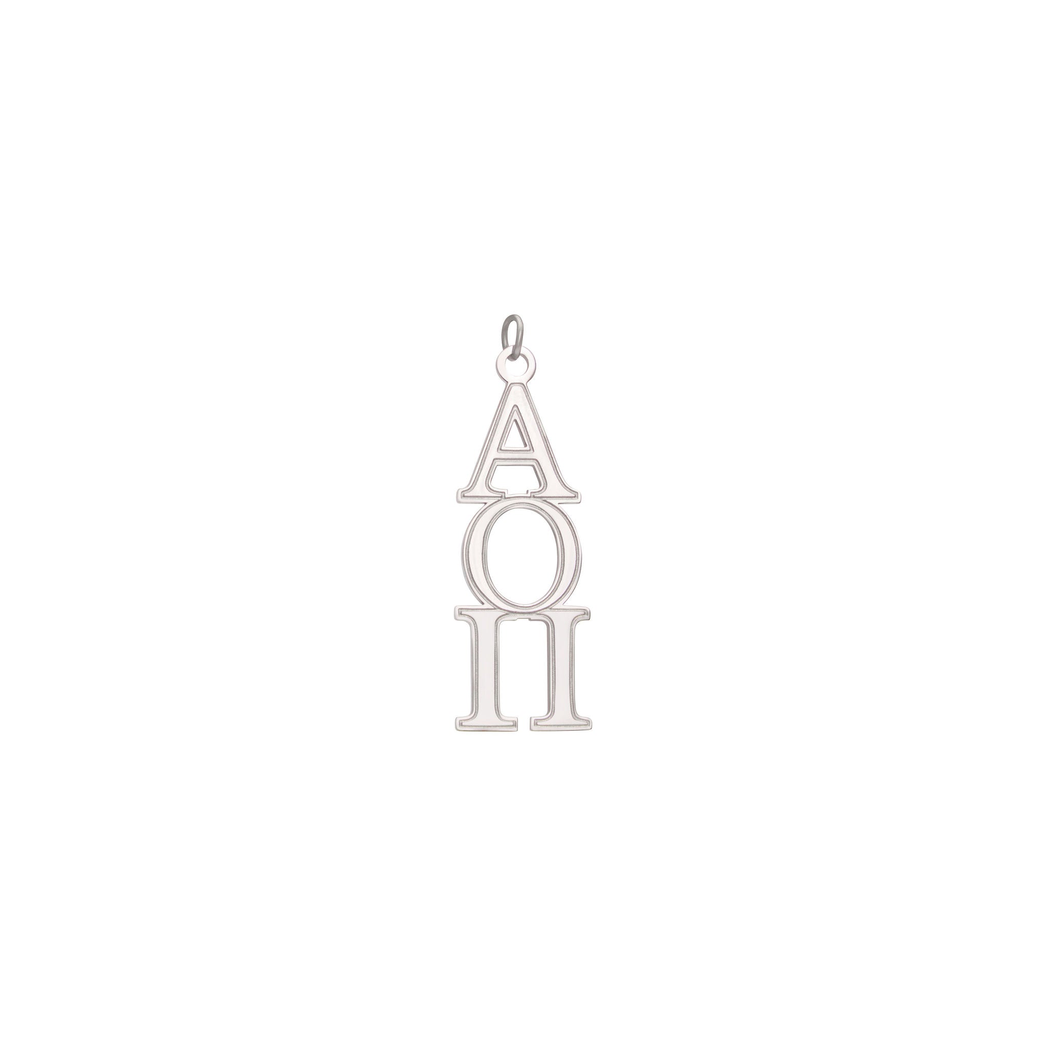 Silver Sorority Greek Letter Charms
