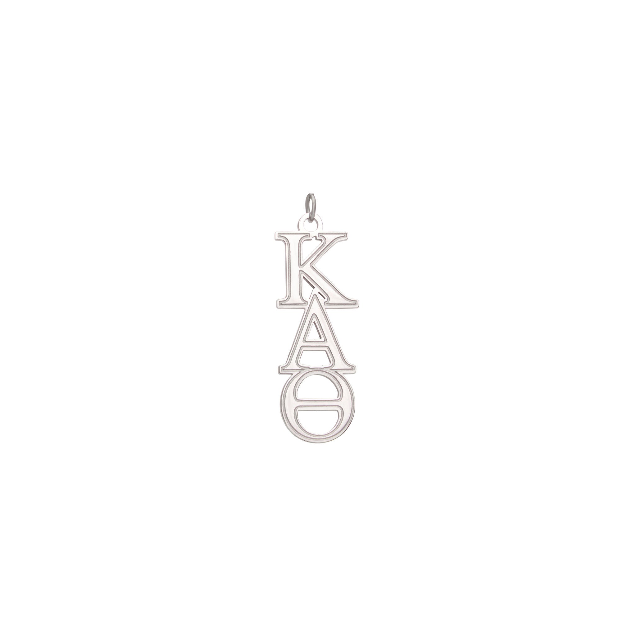 Silver Sorority Greek Letter Charms