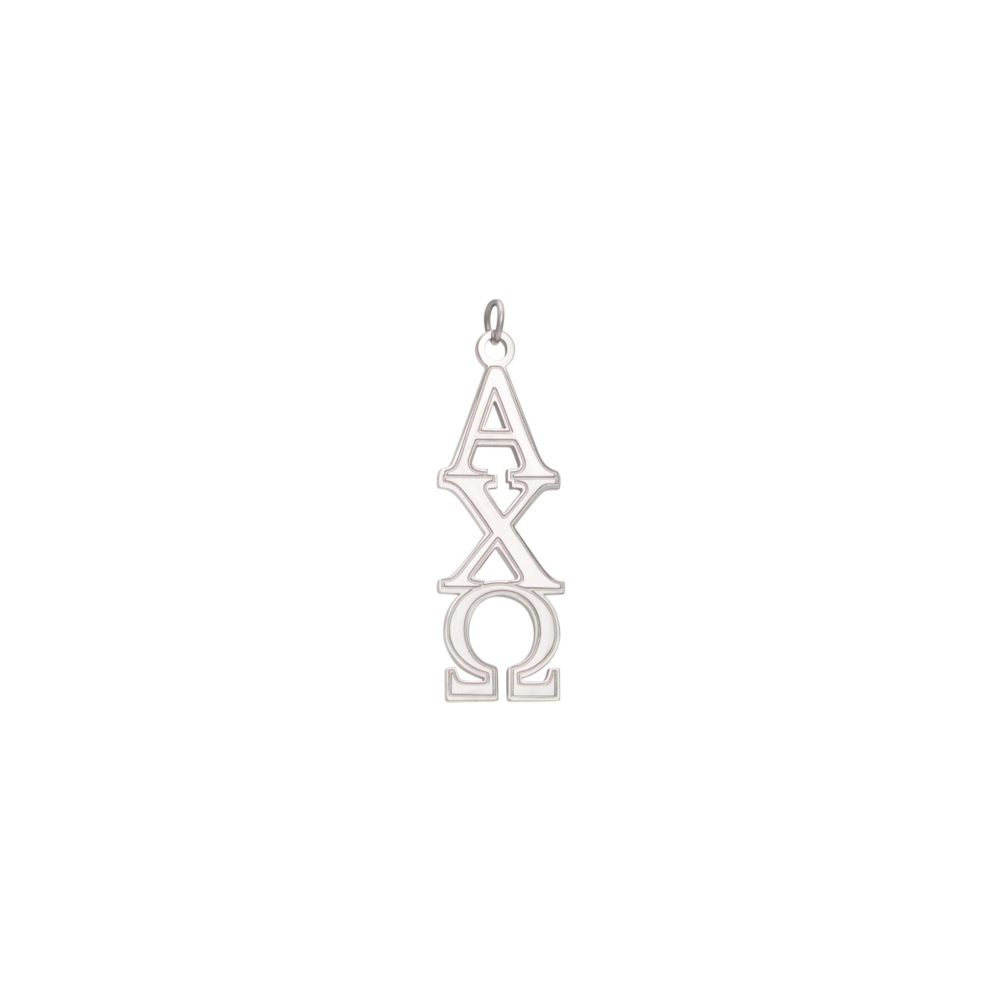 Silver Sorority Greek Letter Charms