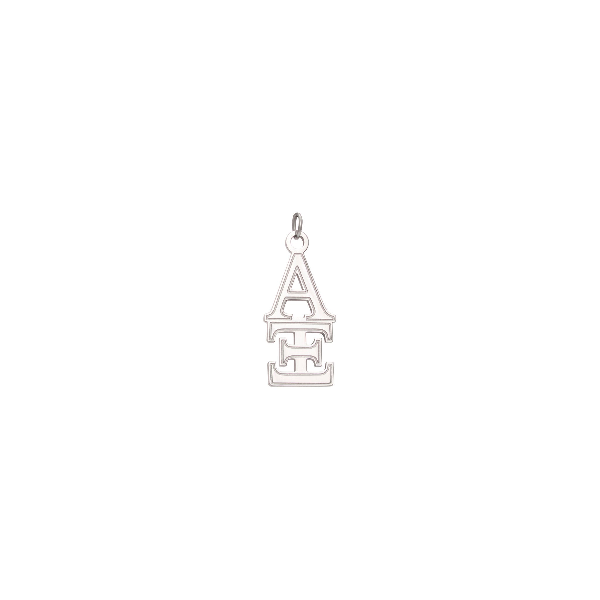 Silver Sorority Greek Letter Charms
