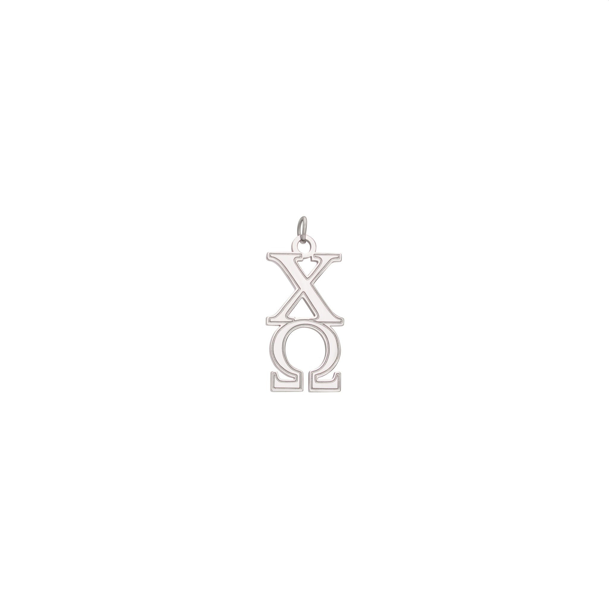 Silver Sorority Greek Letter Charms