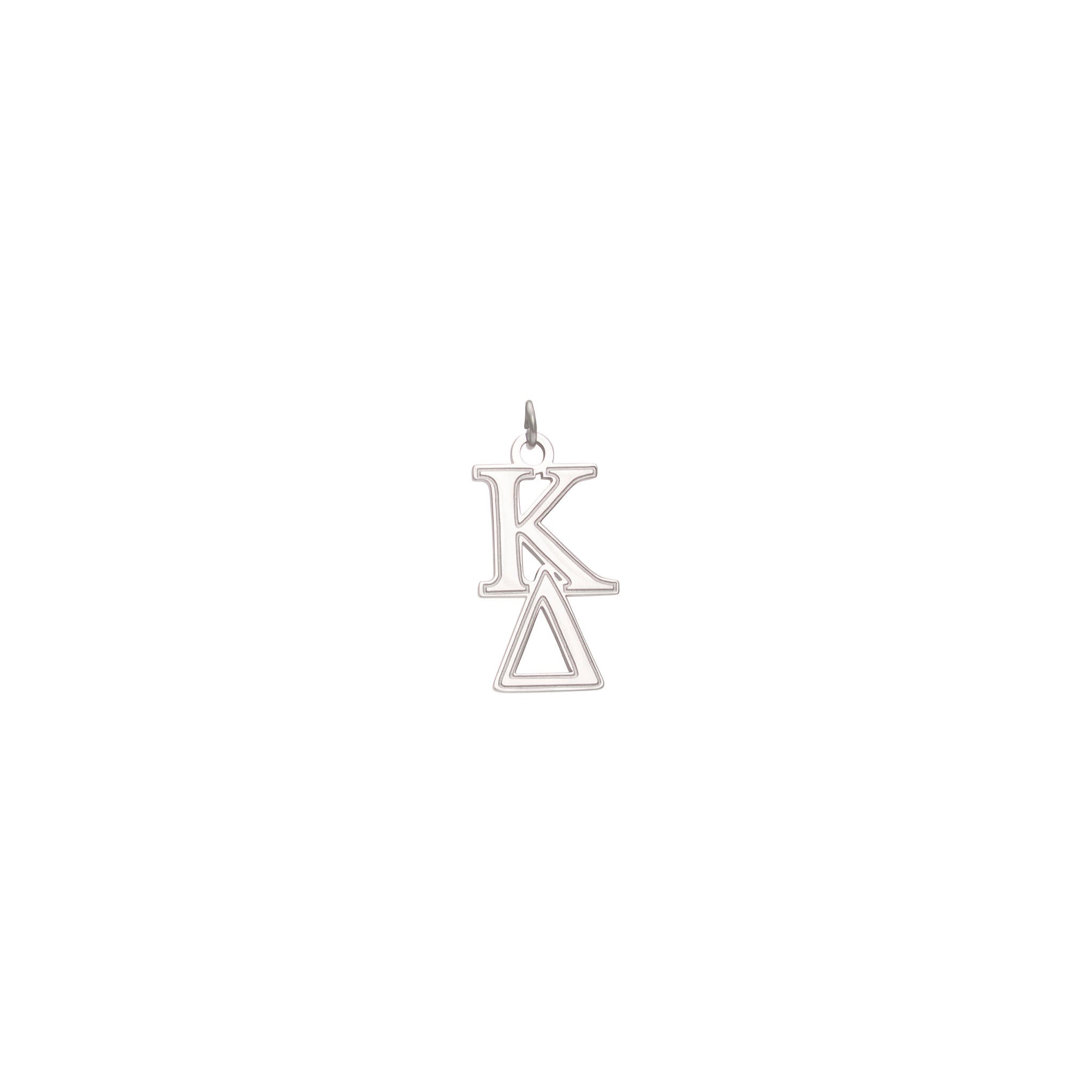 Silver Sorority Greek Letter Charms
