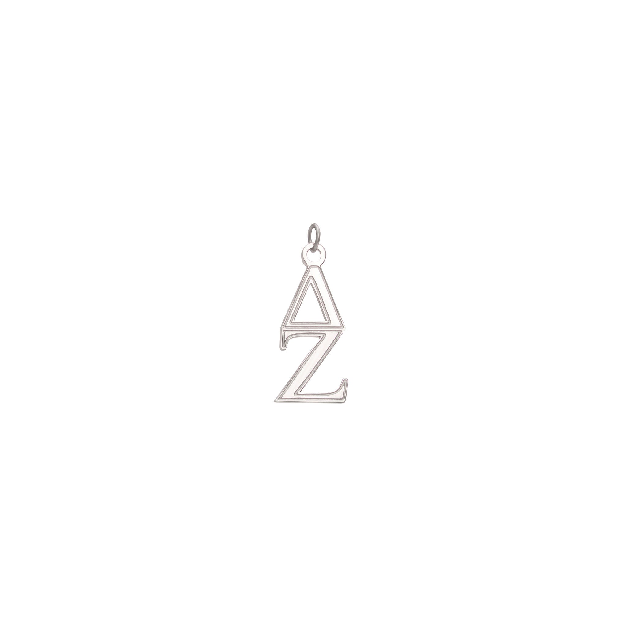 Silver Sorority Greek Letter Charms
