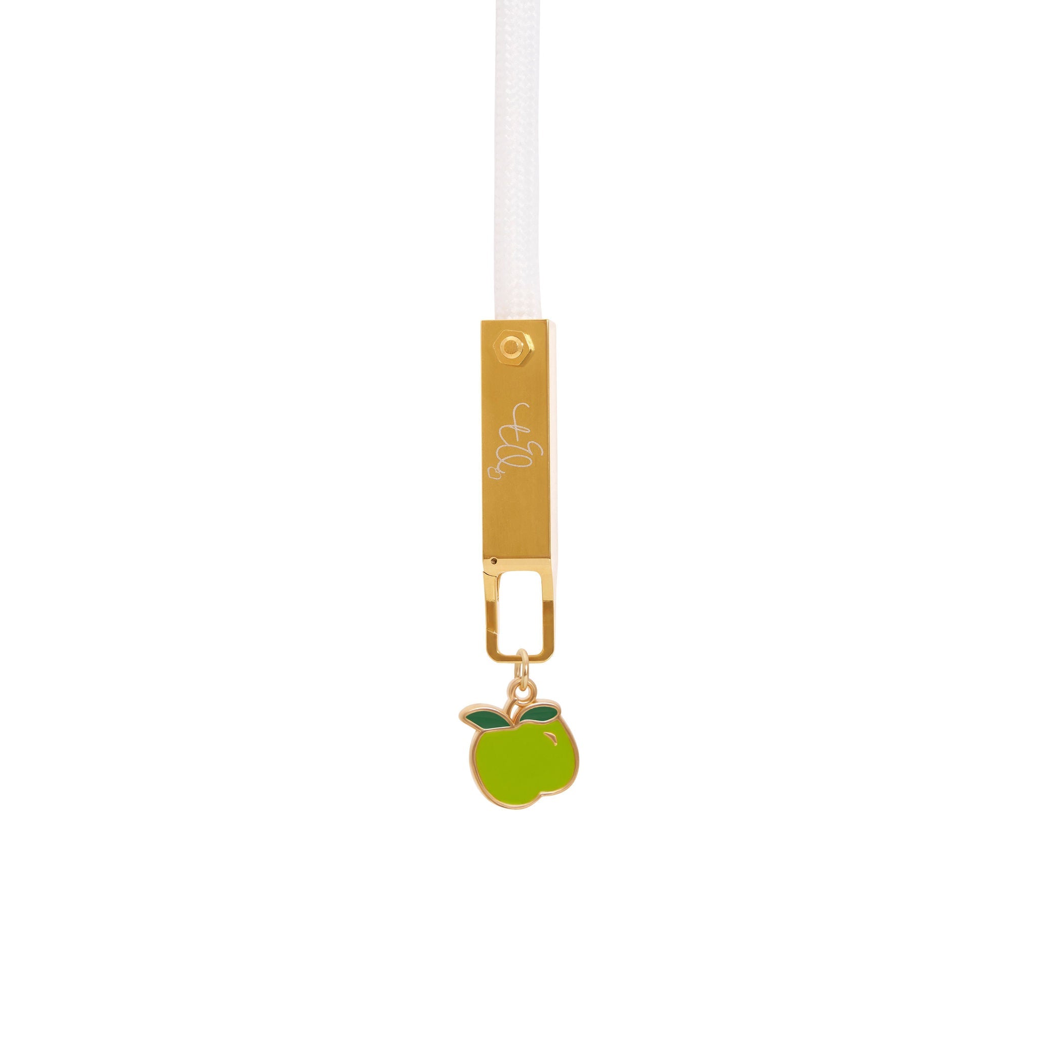 Apple Green Gold Charm