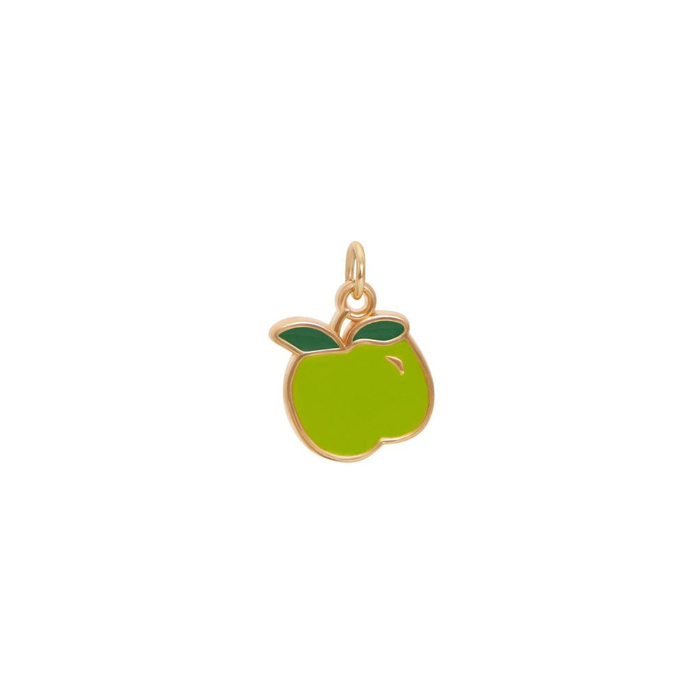Apple Green Gold Charm