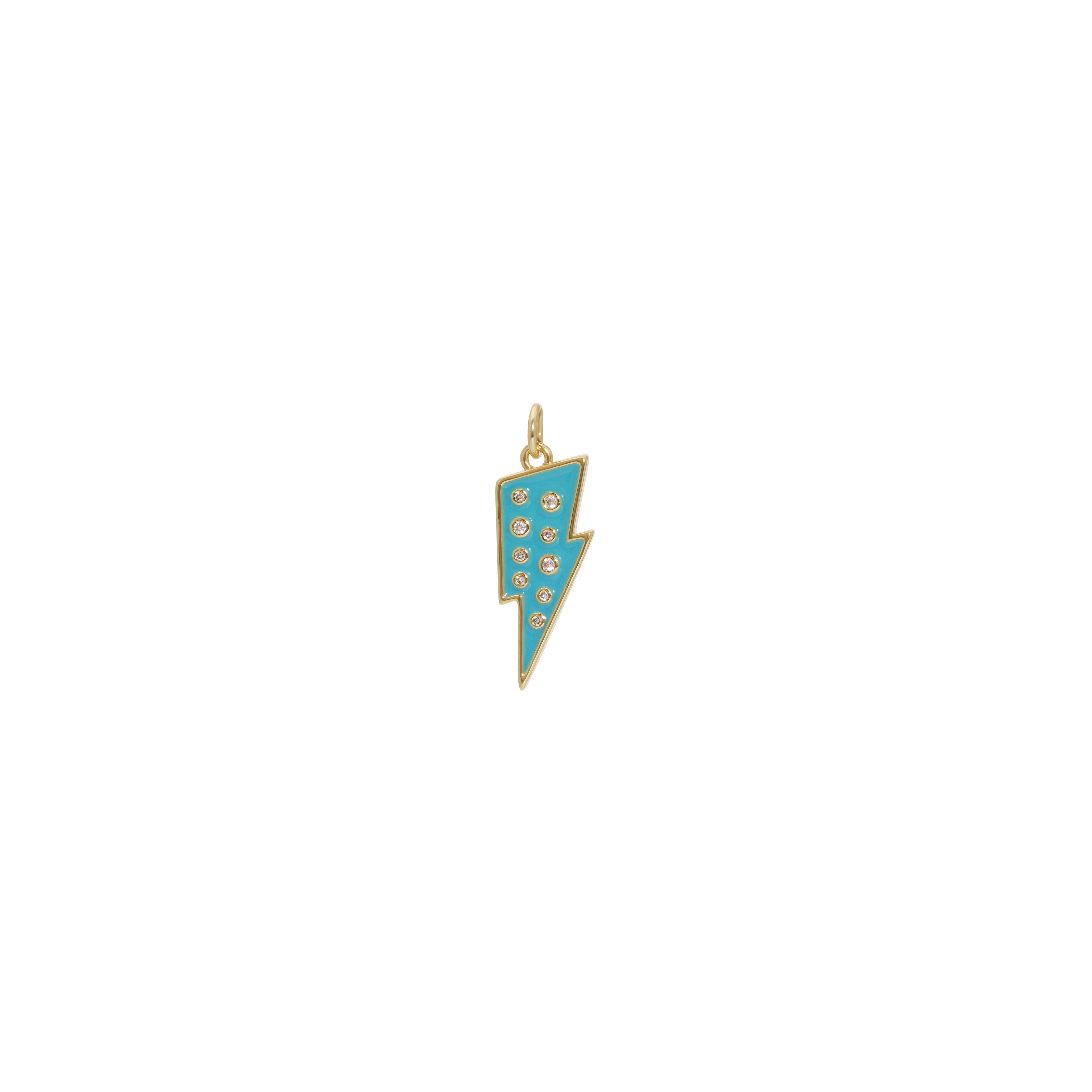 Gold Lightning Bolt Charm
