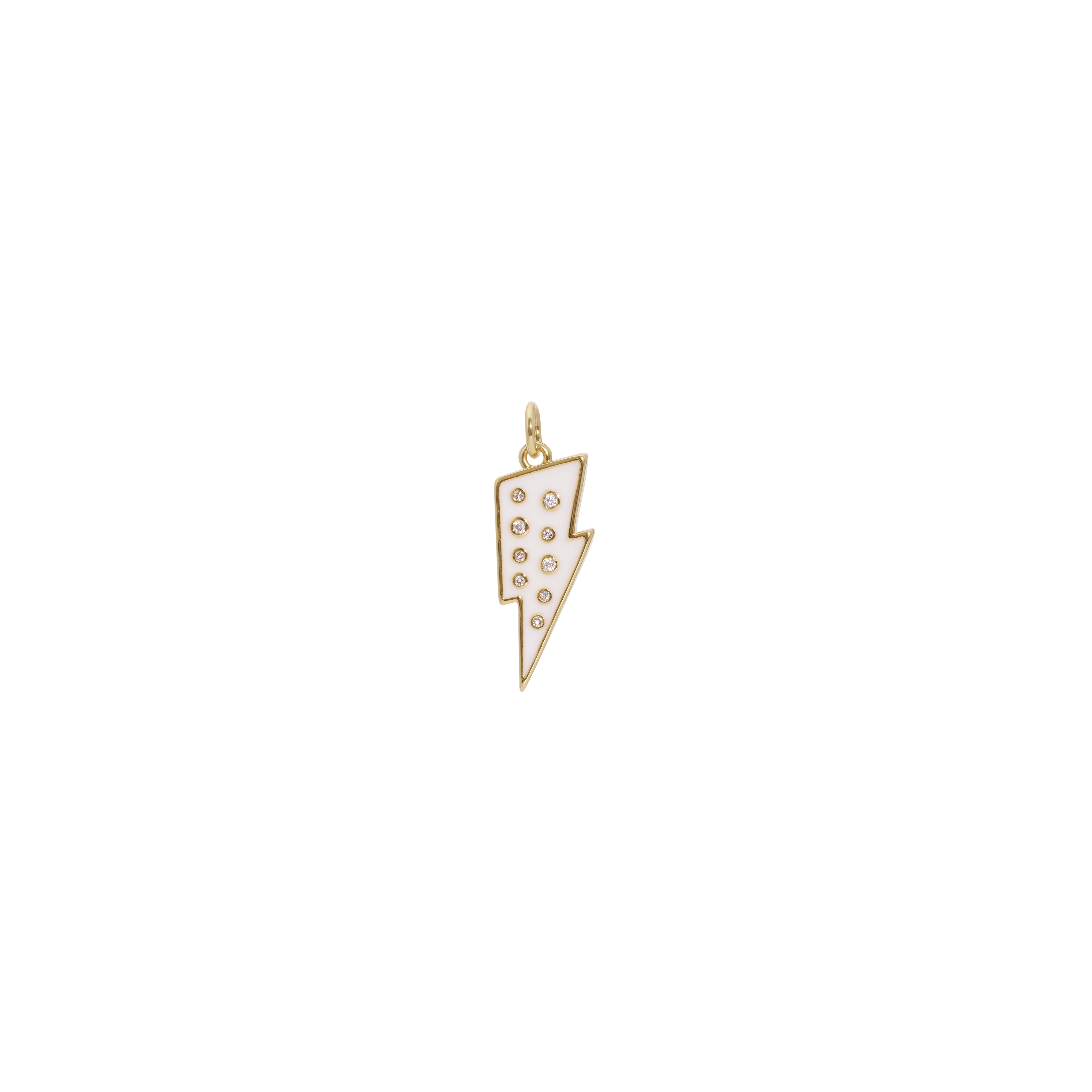 Gold Lightning Bolt Charm