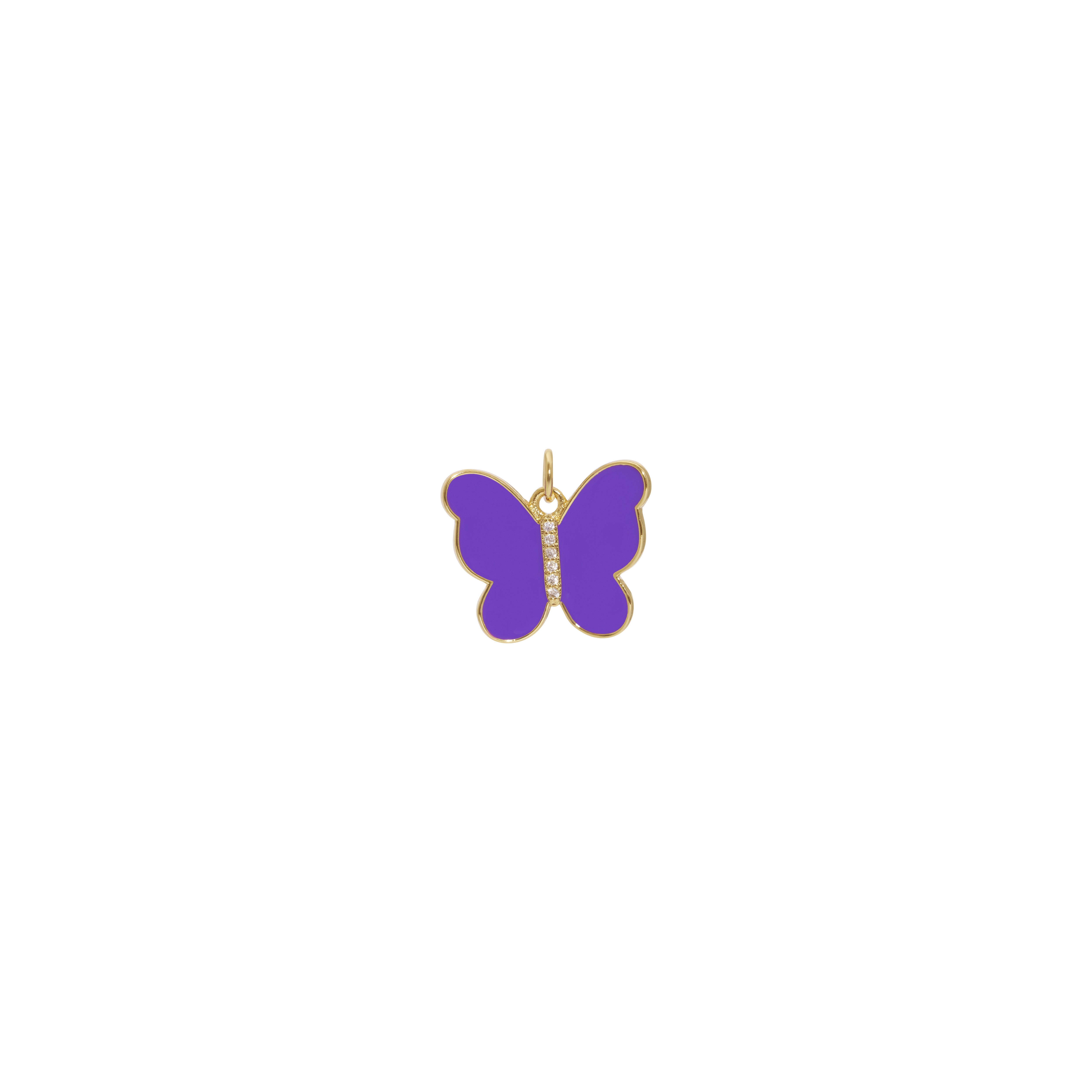 Gold Butterfly Charm