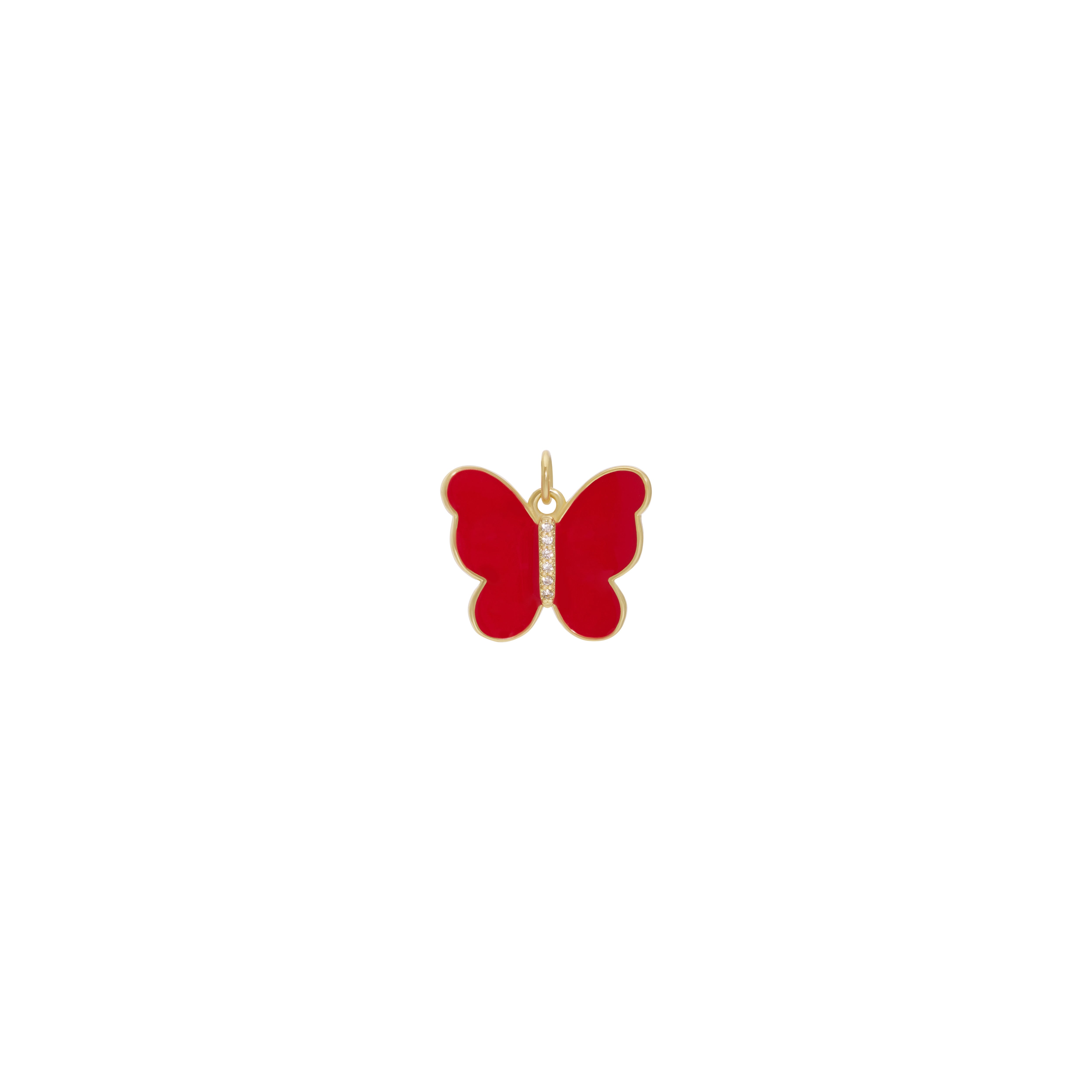 Gold Butterfly Charm