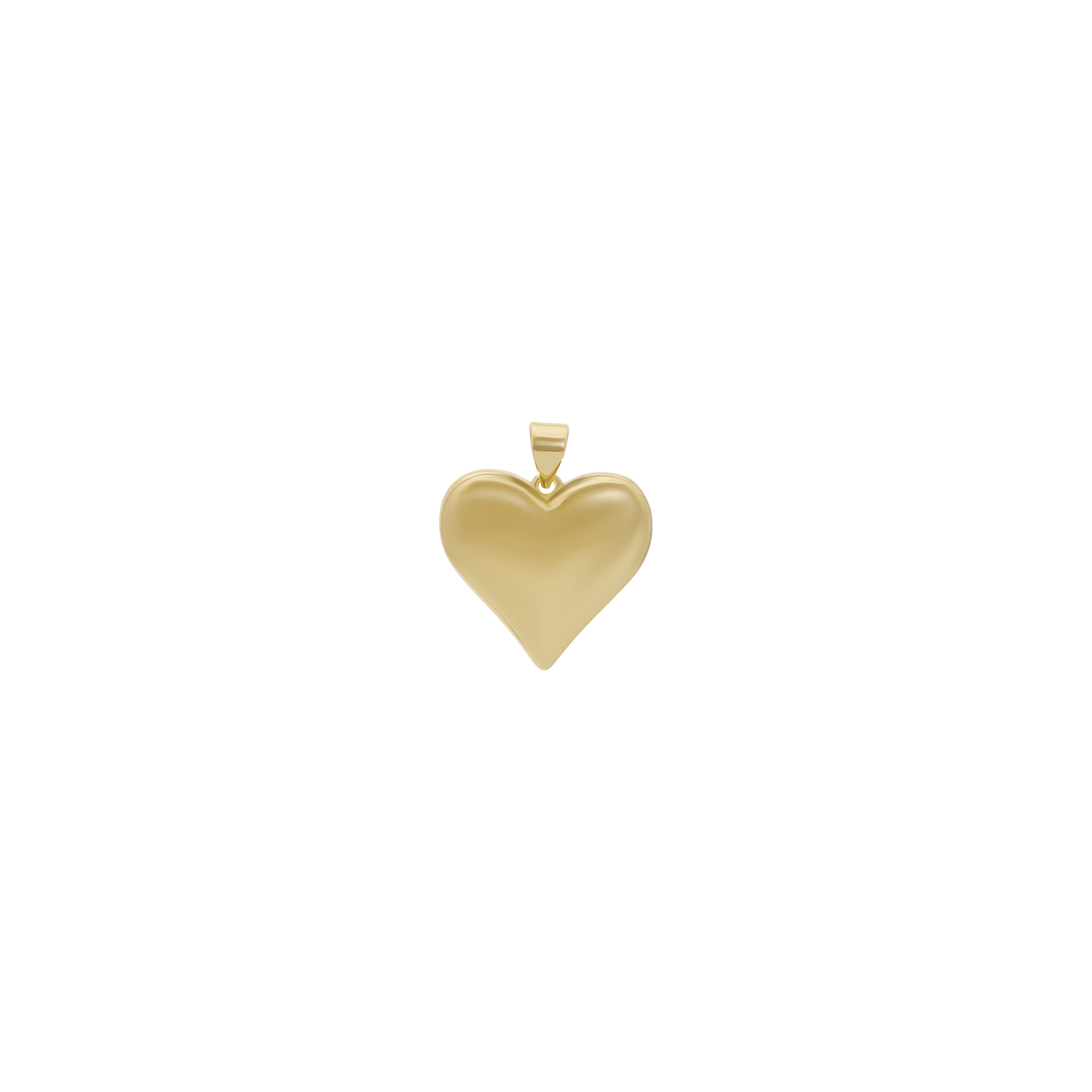 Gold Pure Heart Charm