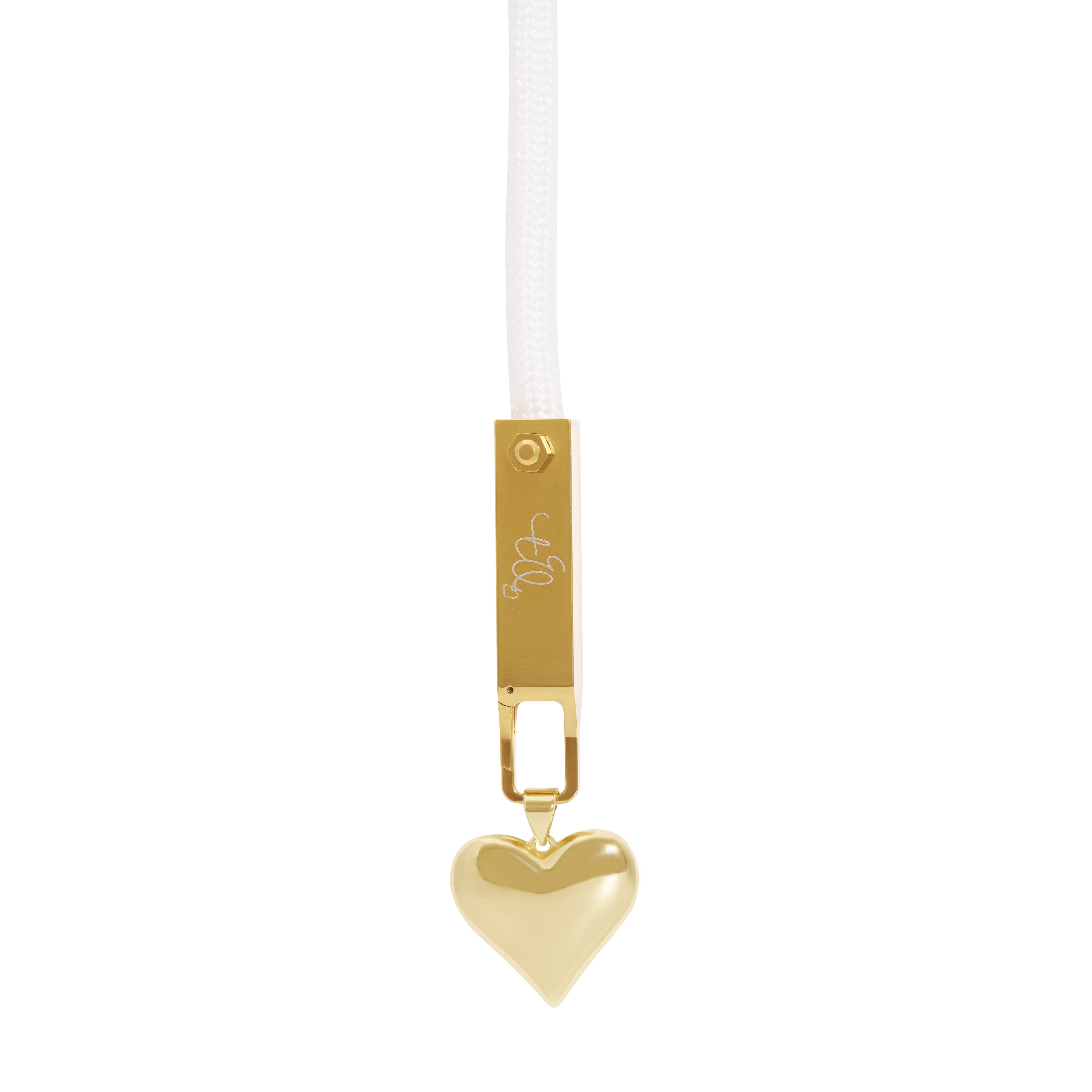 Gold Pure Heart Charm