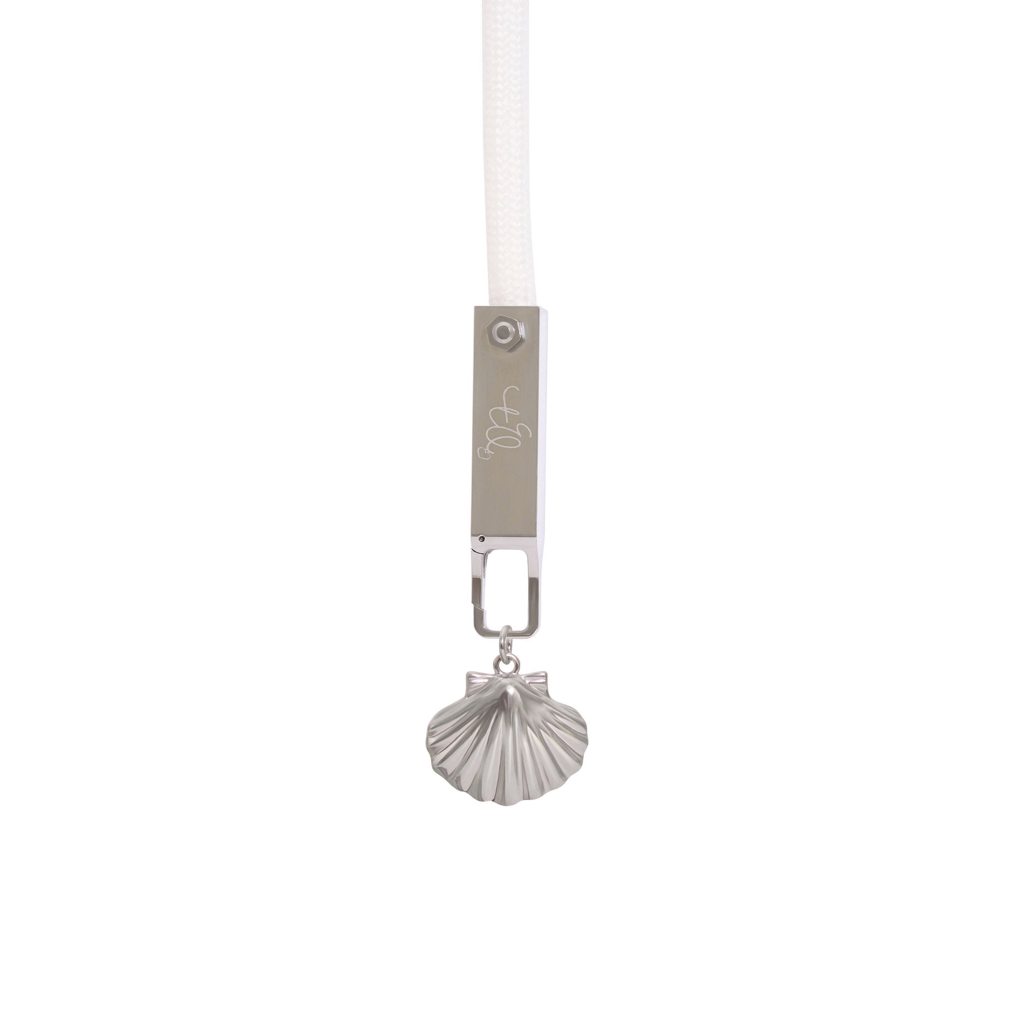 Scallop Silver Charm