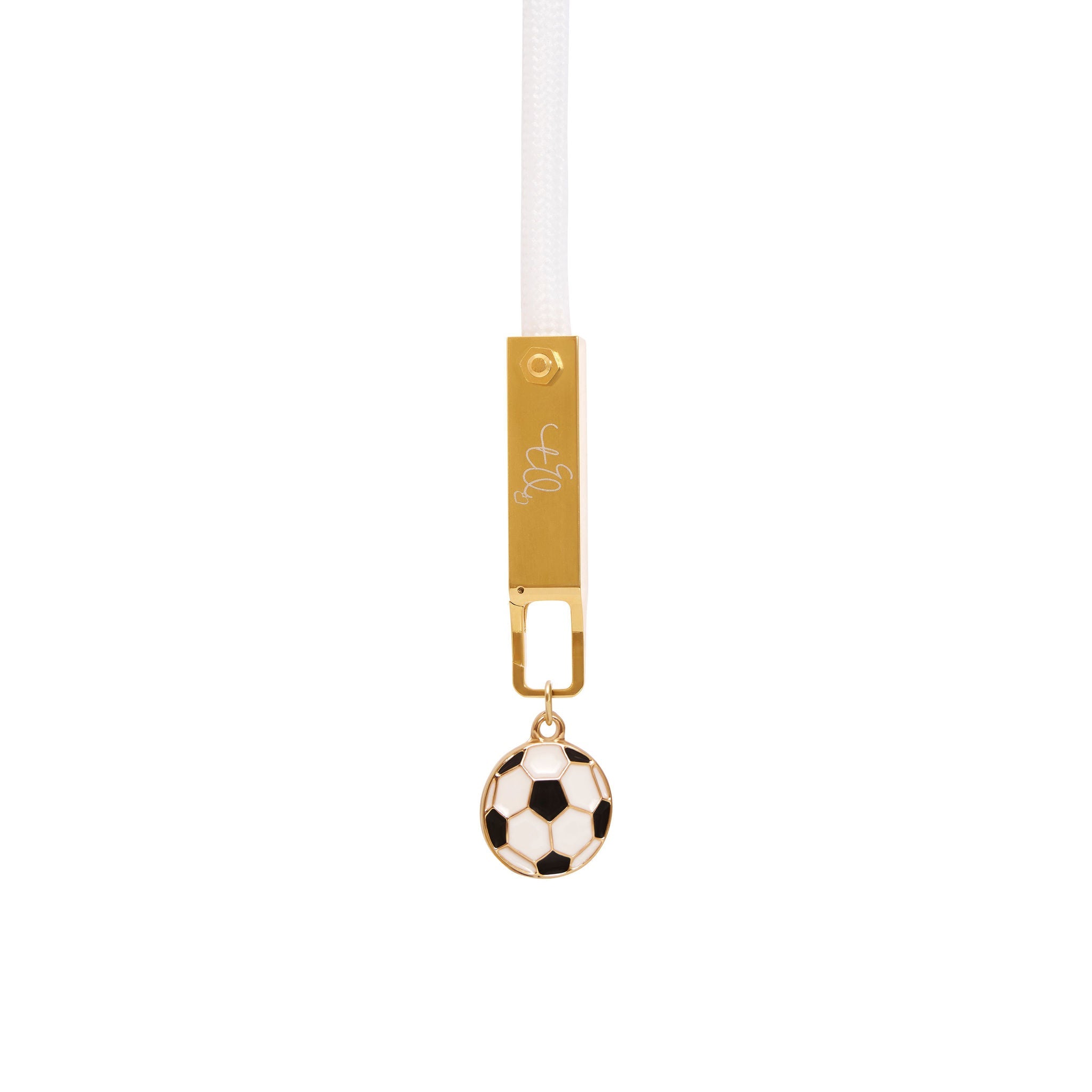 Soccer Ball Gold Charm