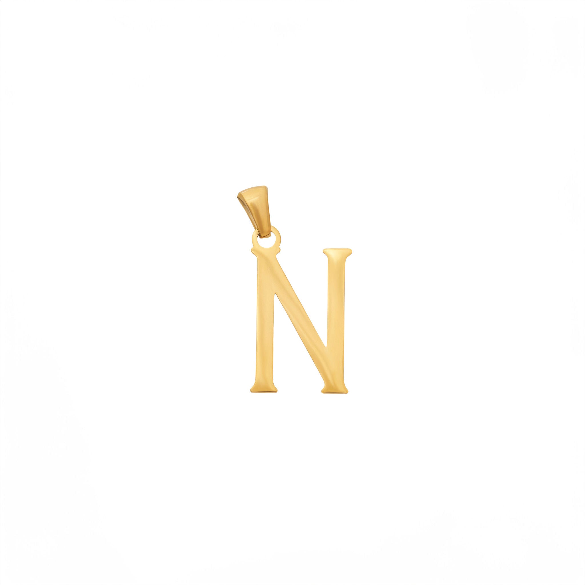 Bold Gold Letter Charms