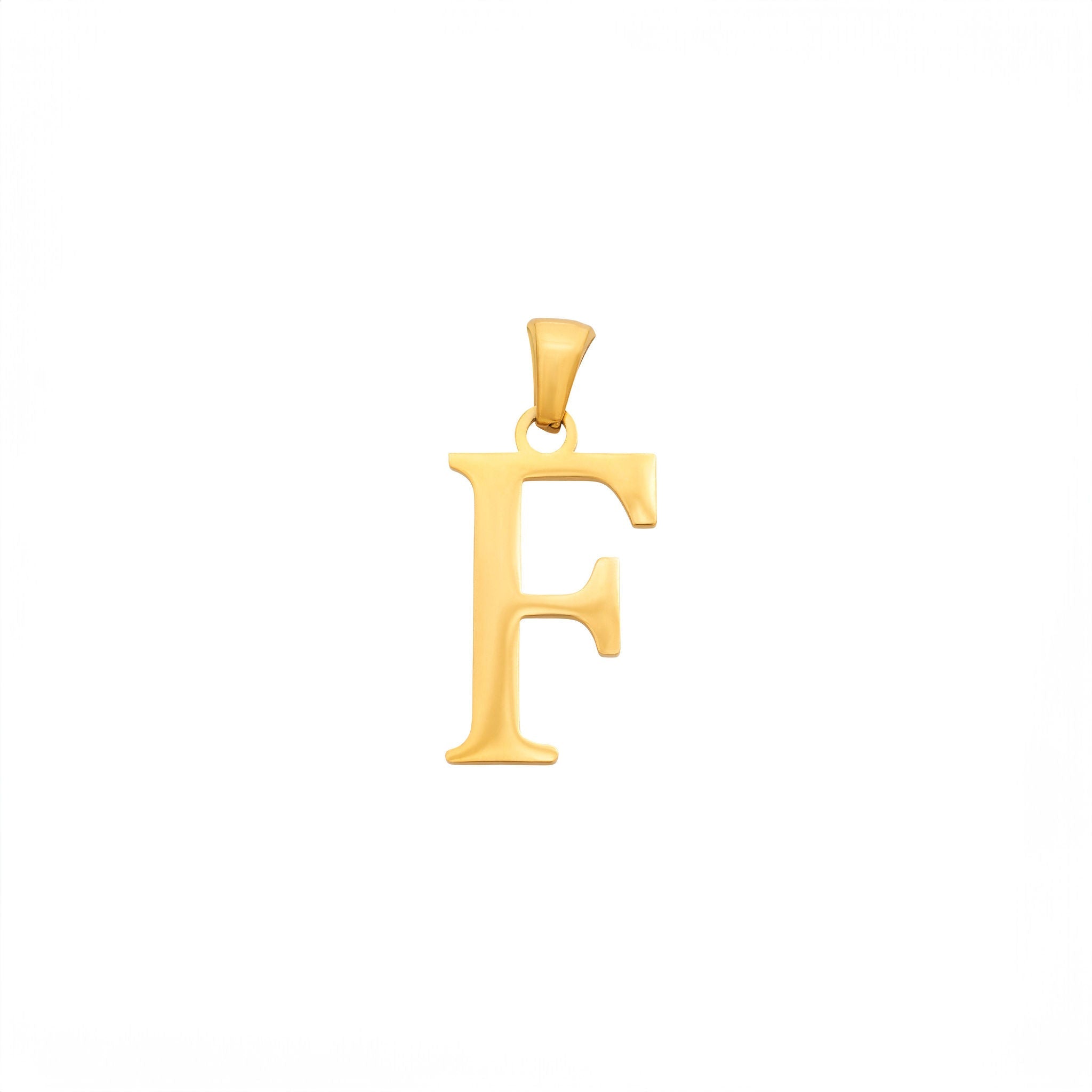 Bold Gold Letter Charms