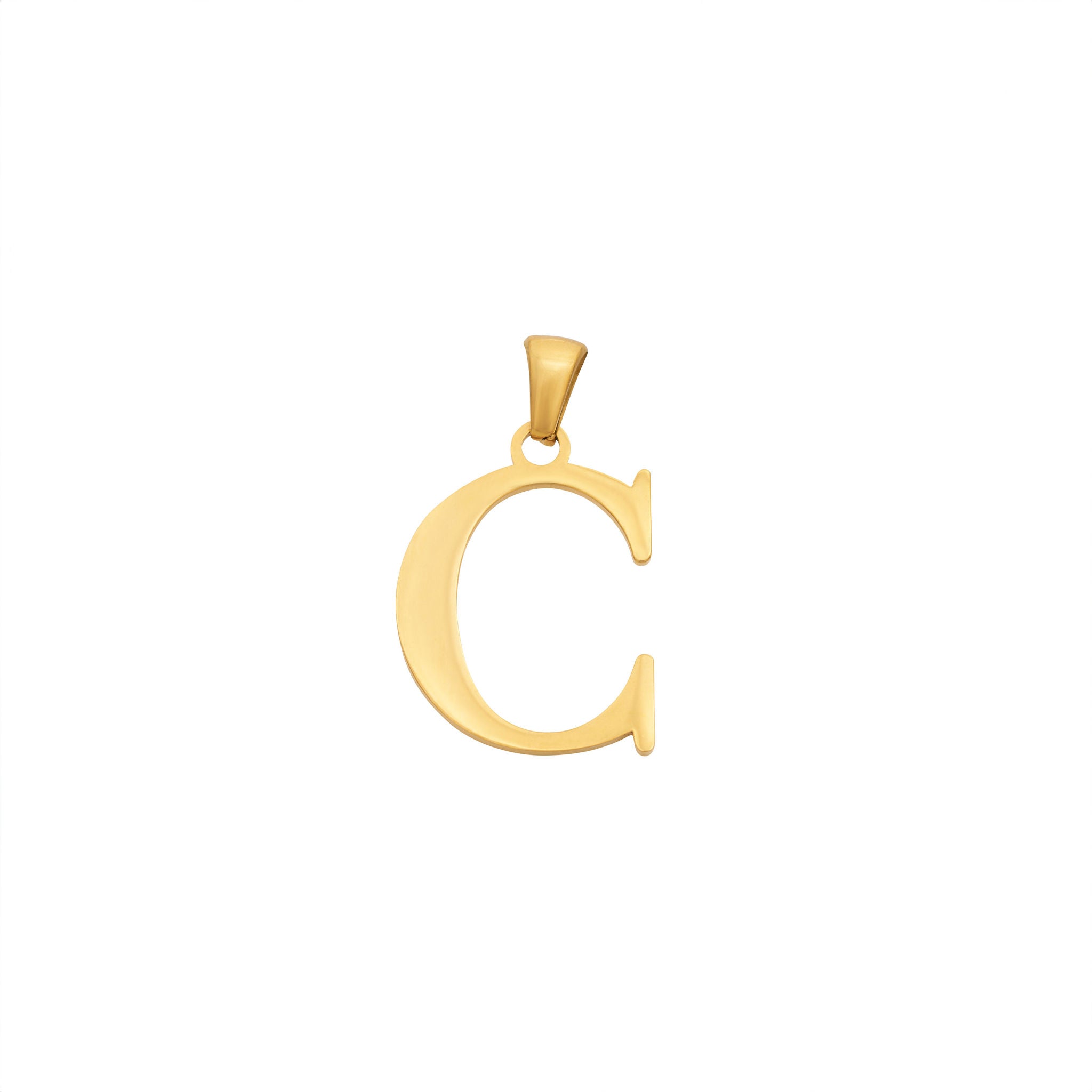 Bold Gold Letter Charms