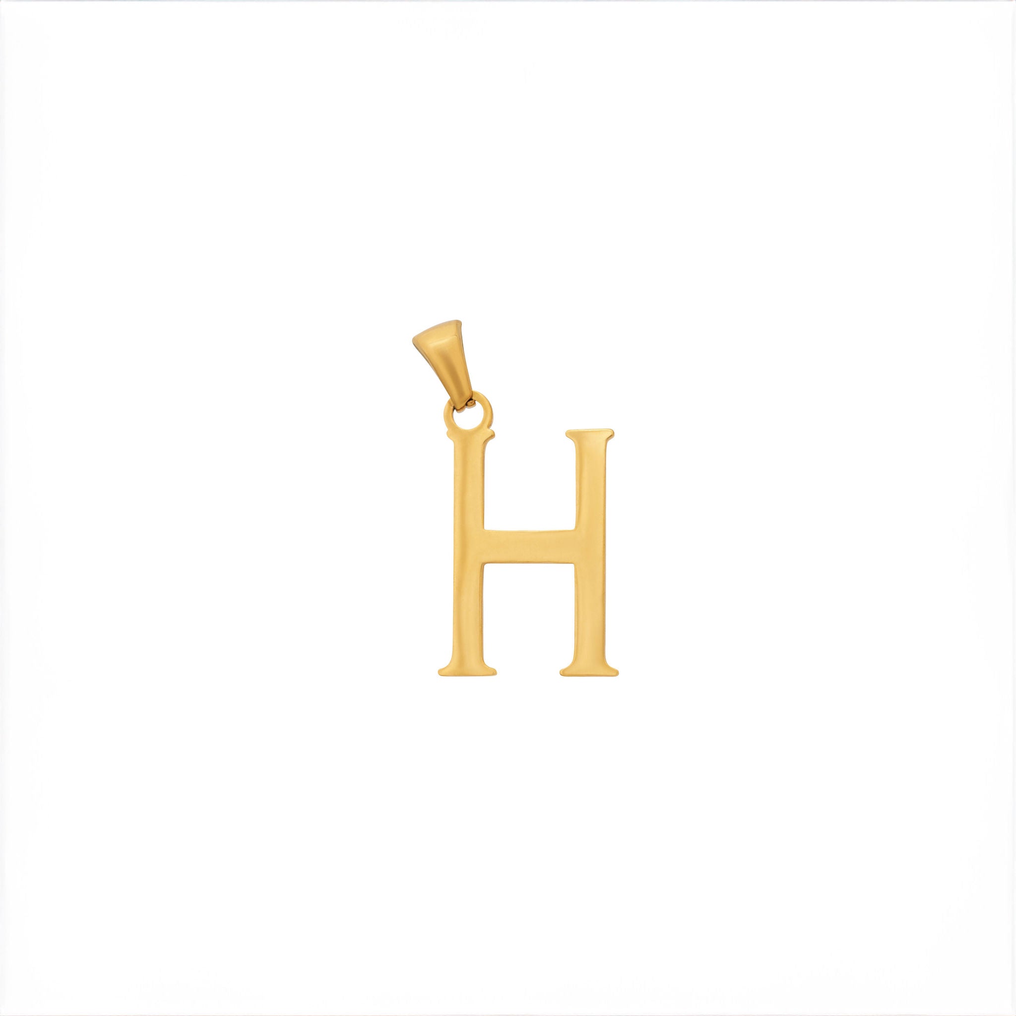 Bold Gold Letter Charms
