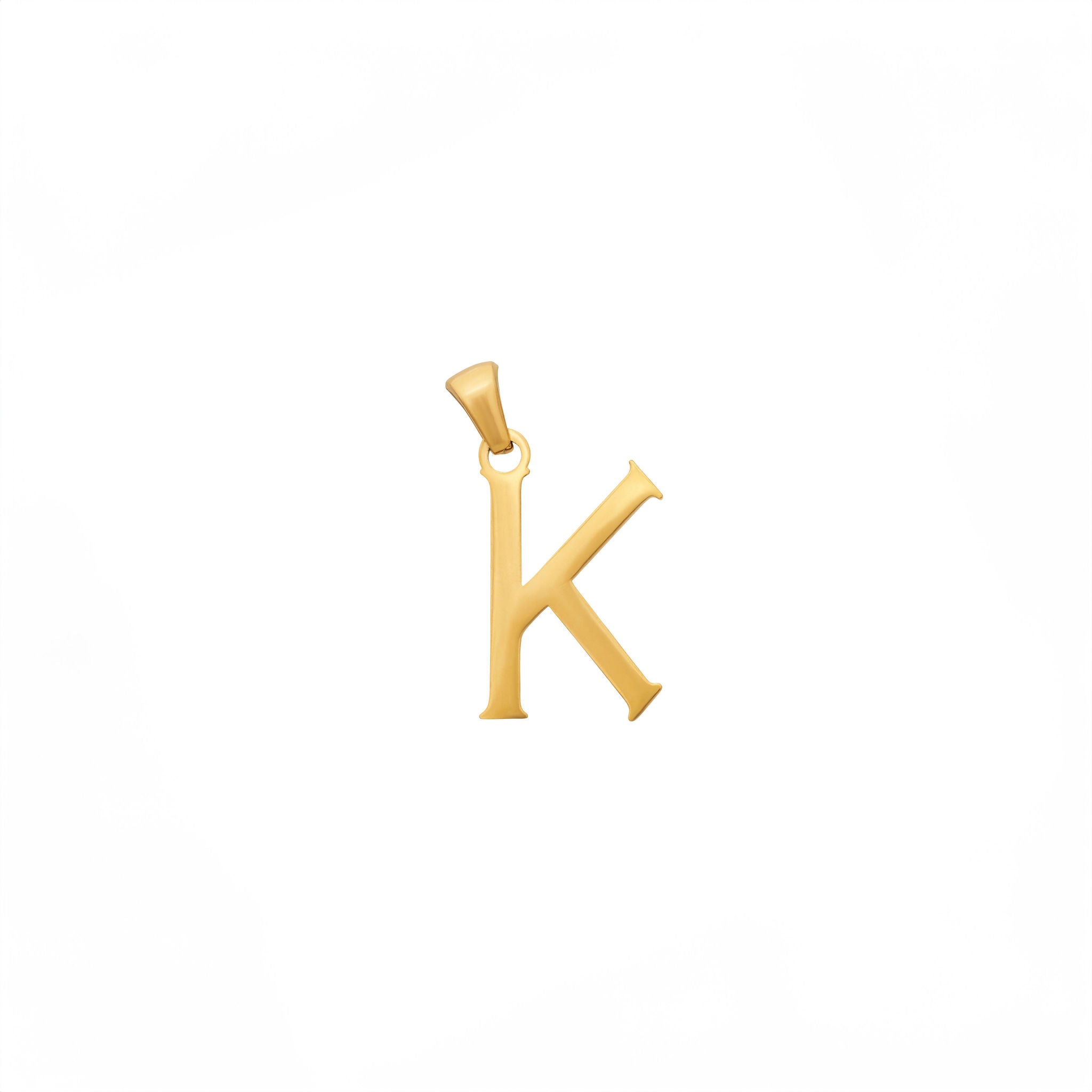 Bold Gold Letter Charms