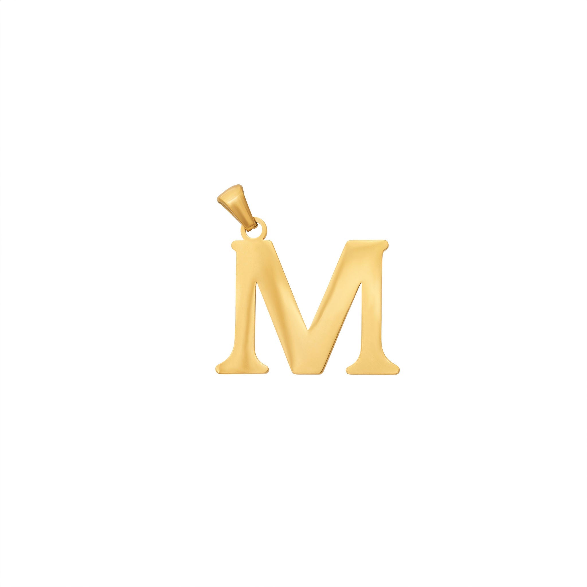 Bold Gold Letter Charms