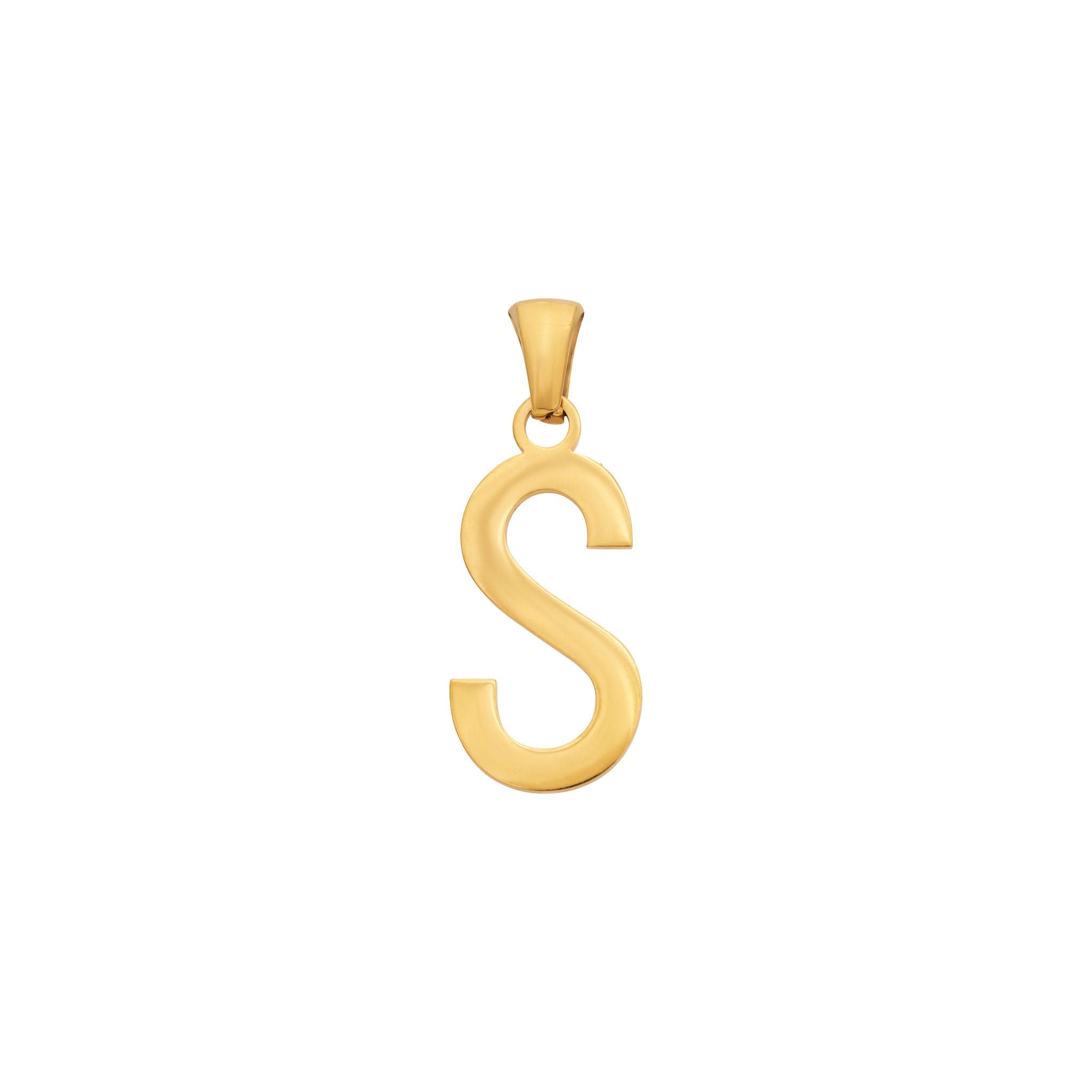 Bold Gold Letter Charms
