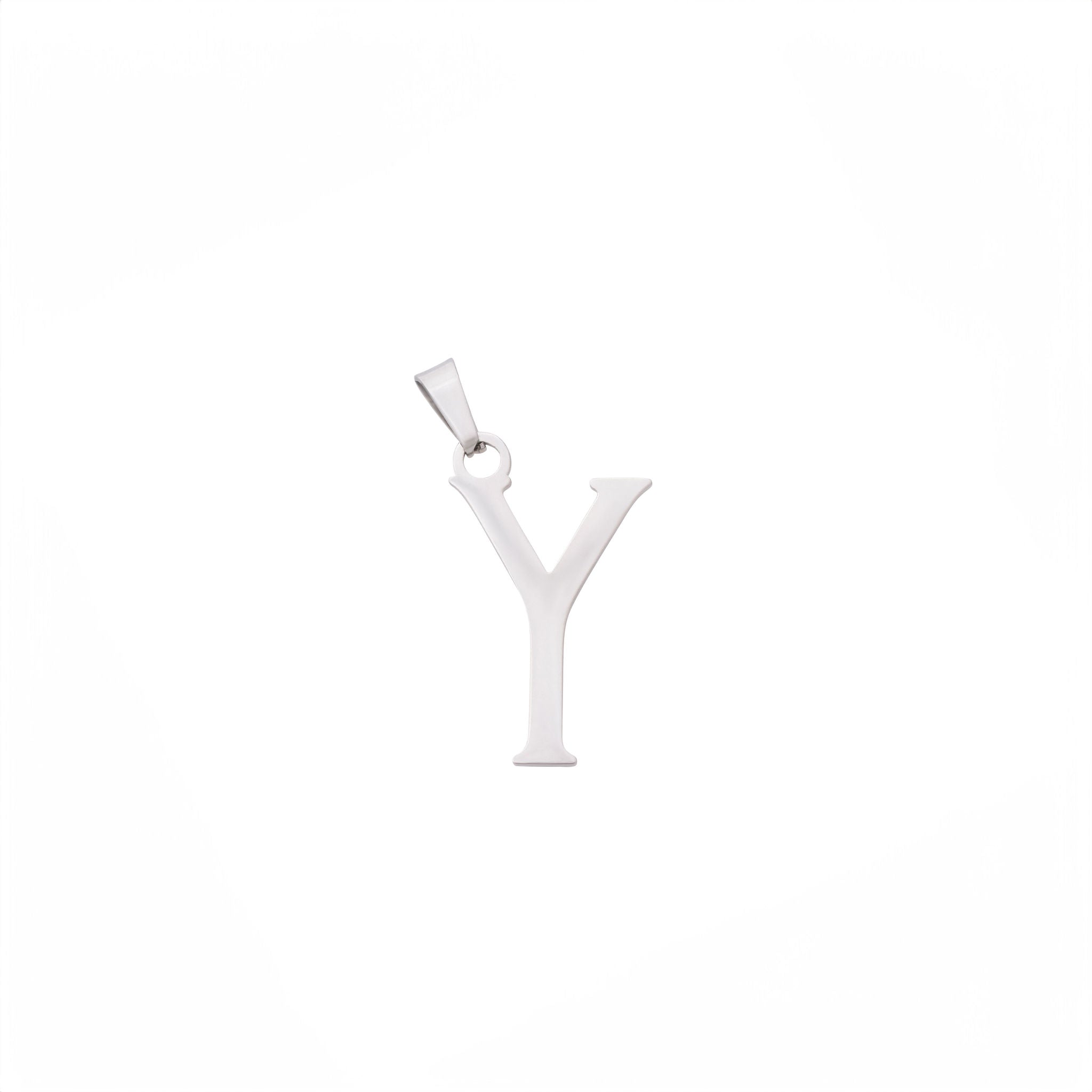 Bold Silver Letter Charms A-Z