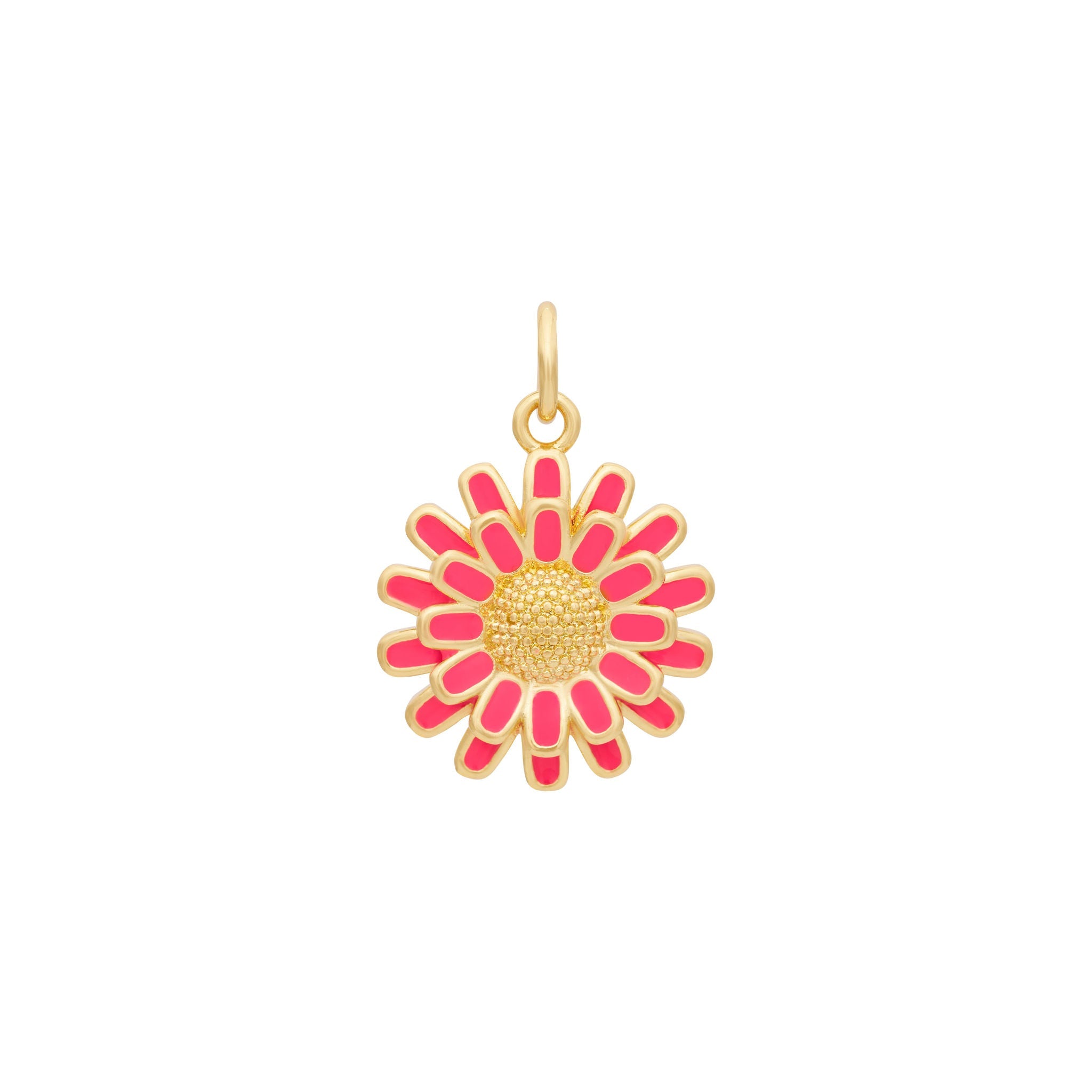 Gold Flower Petals Charm