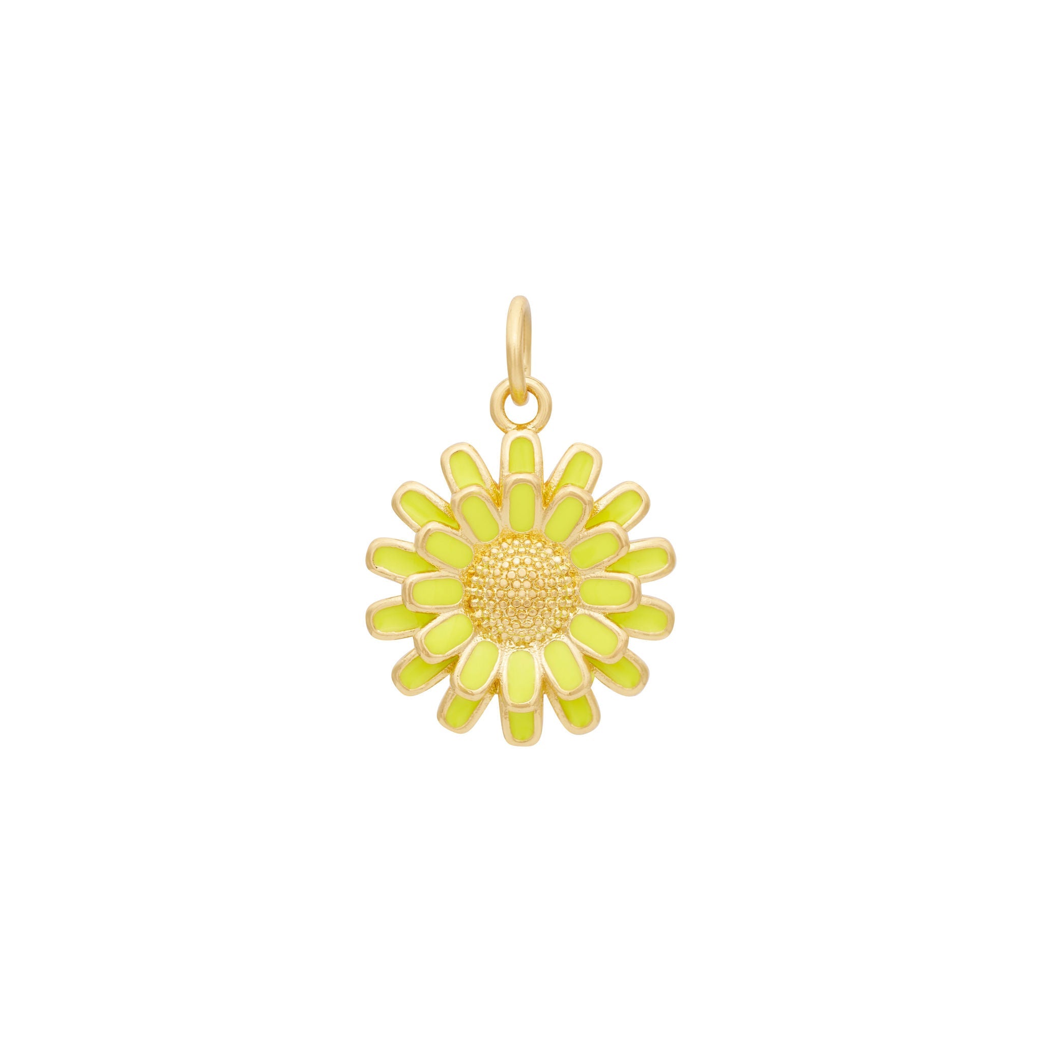 Gold Flower Petals Charm