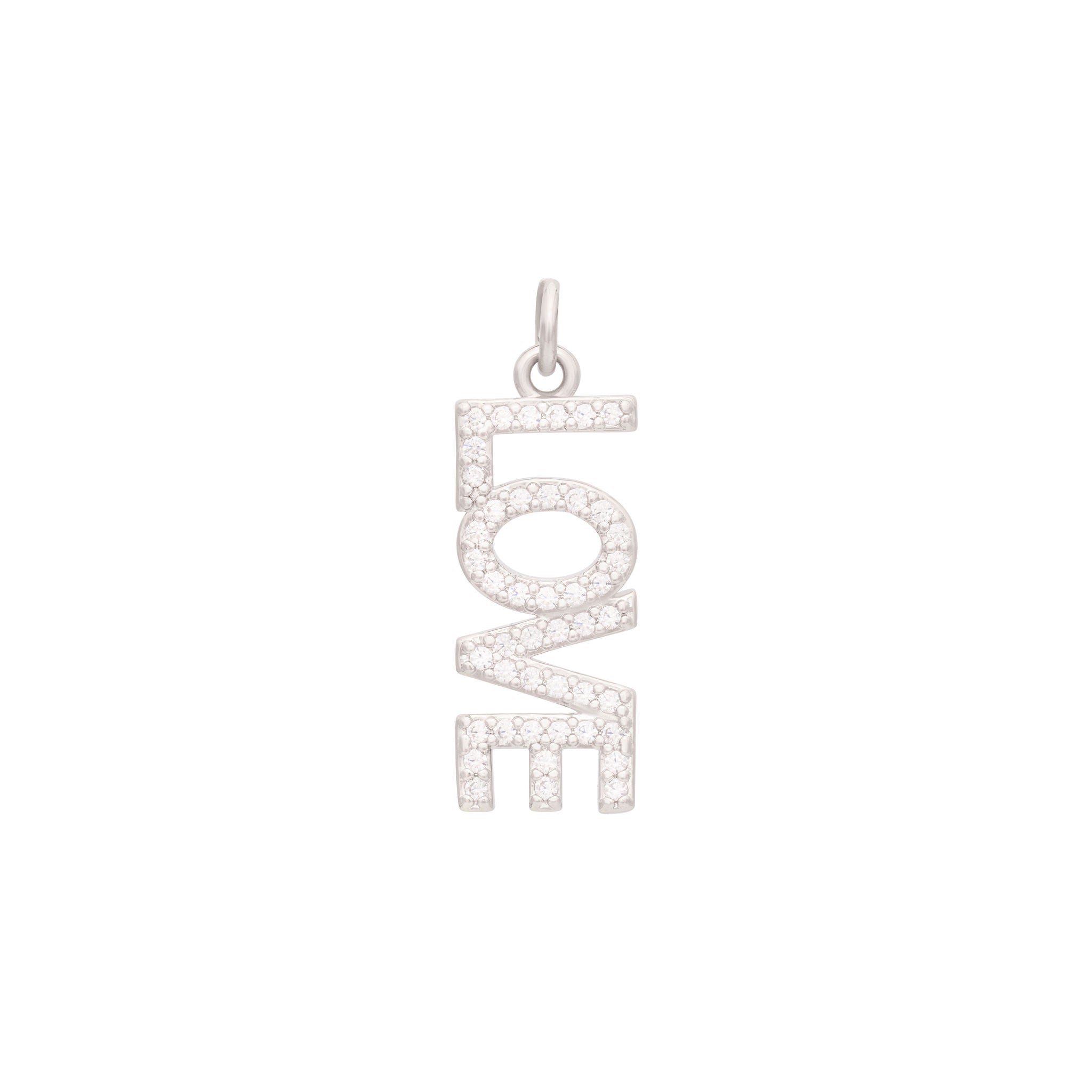 Silver Love Letters Charm