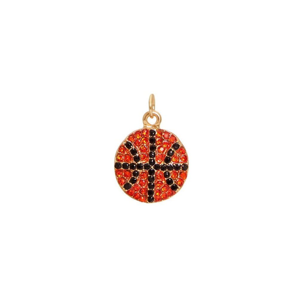 Basketball Zircon Charm
