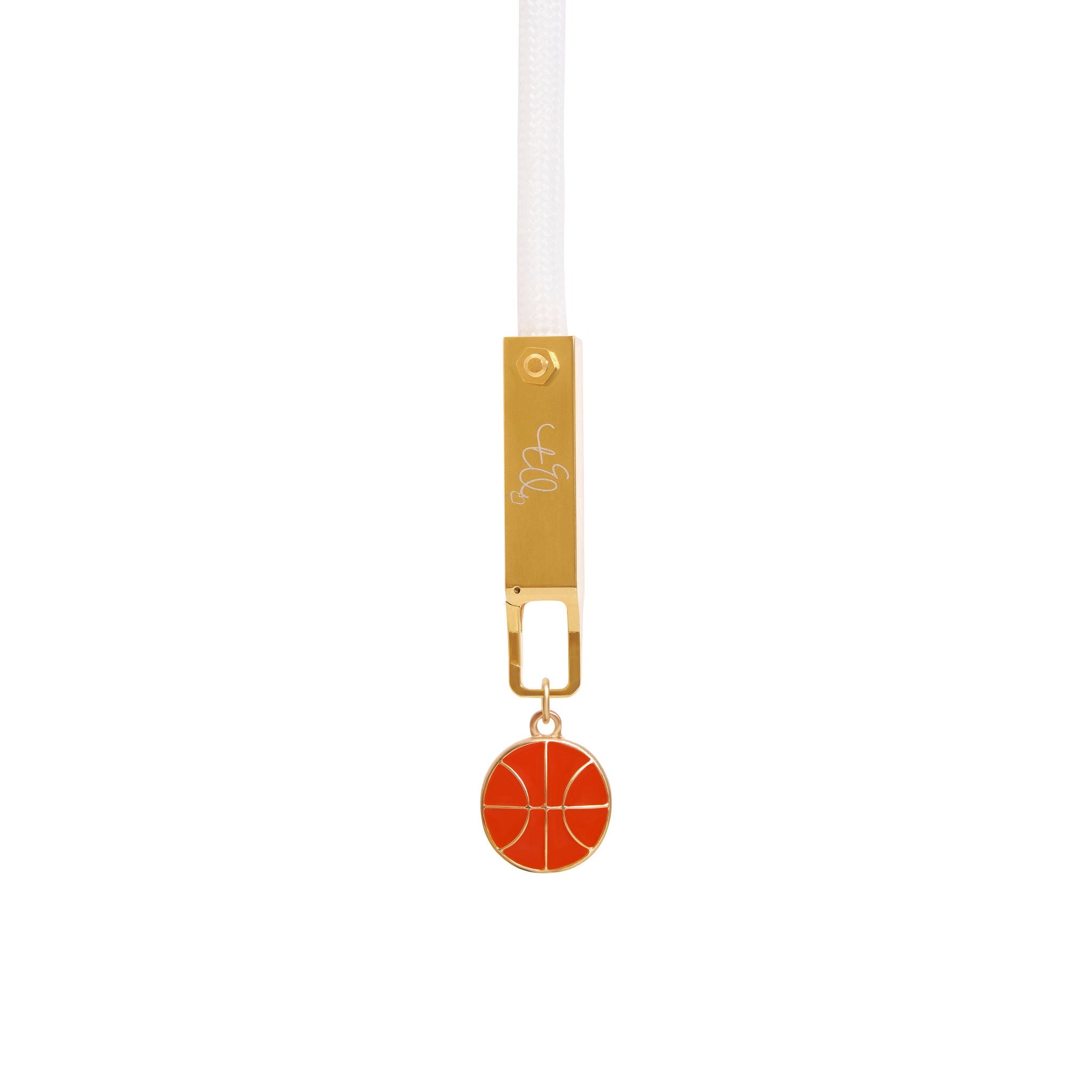 Basketball Enamel Charm