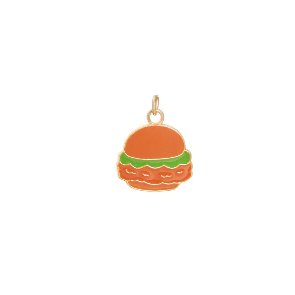 Cheeseburger Gold Charm