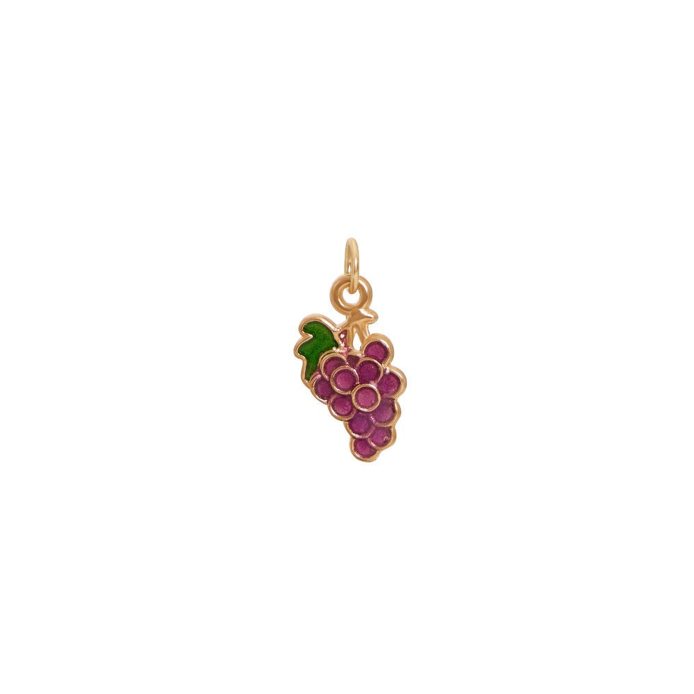 Grapes Gold Charm