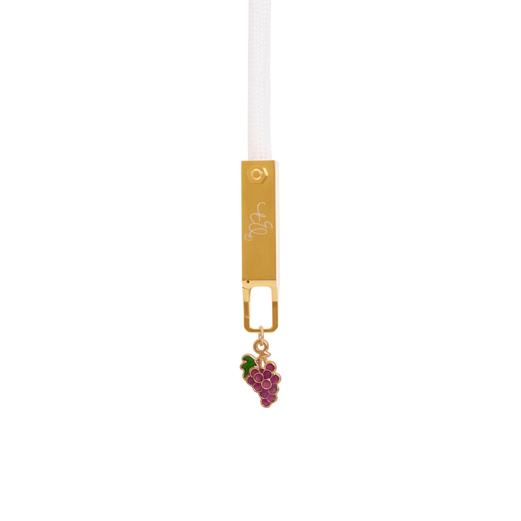 Grapes Gold Charm