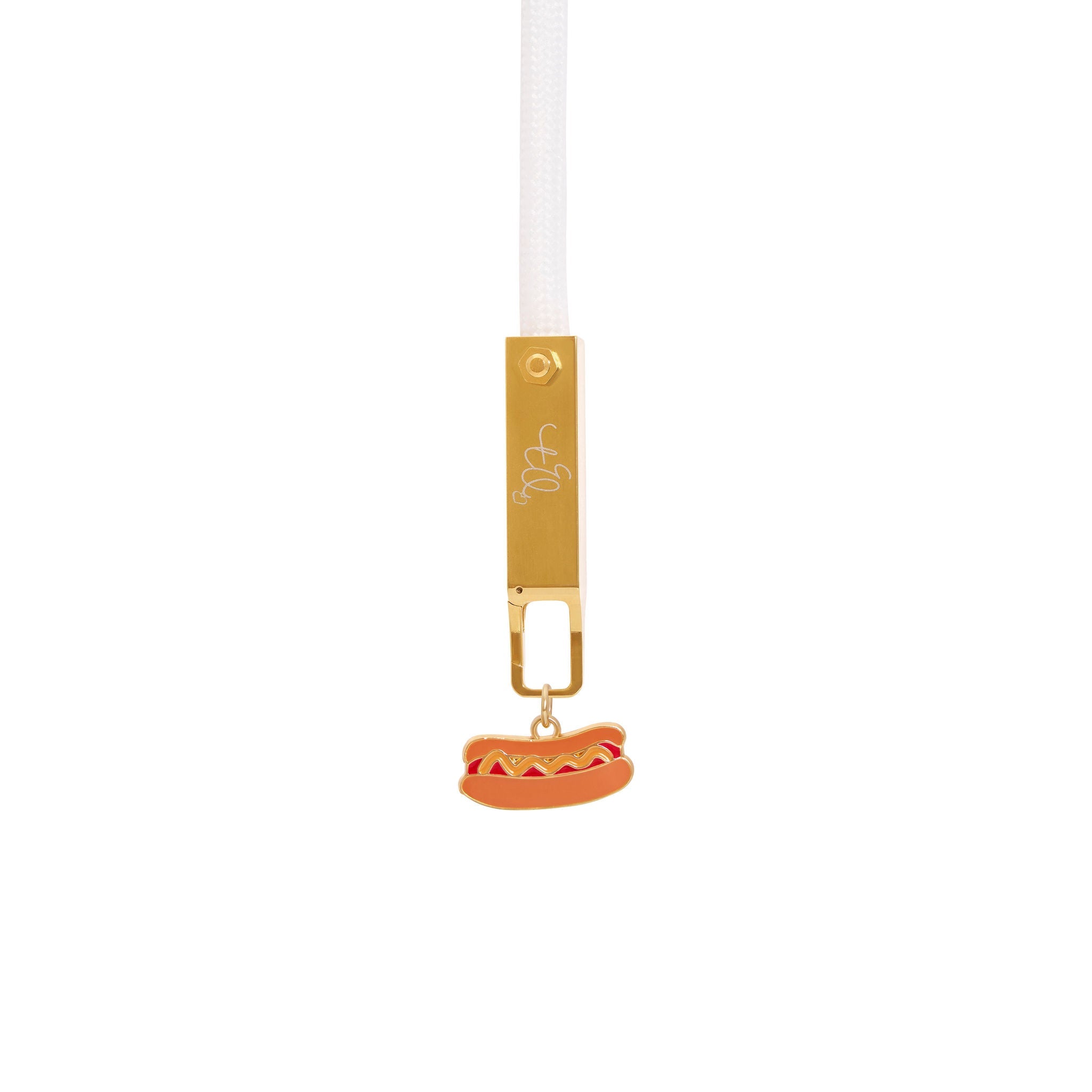 Hotdog Gold Charm