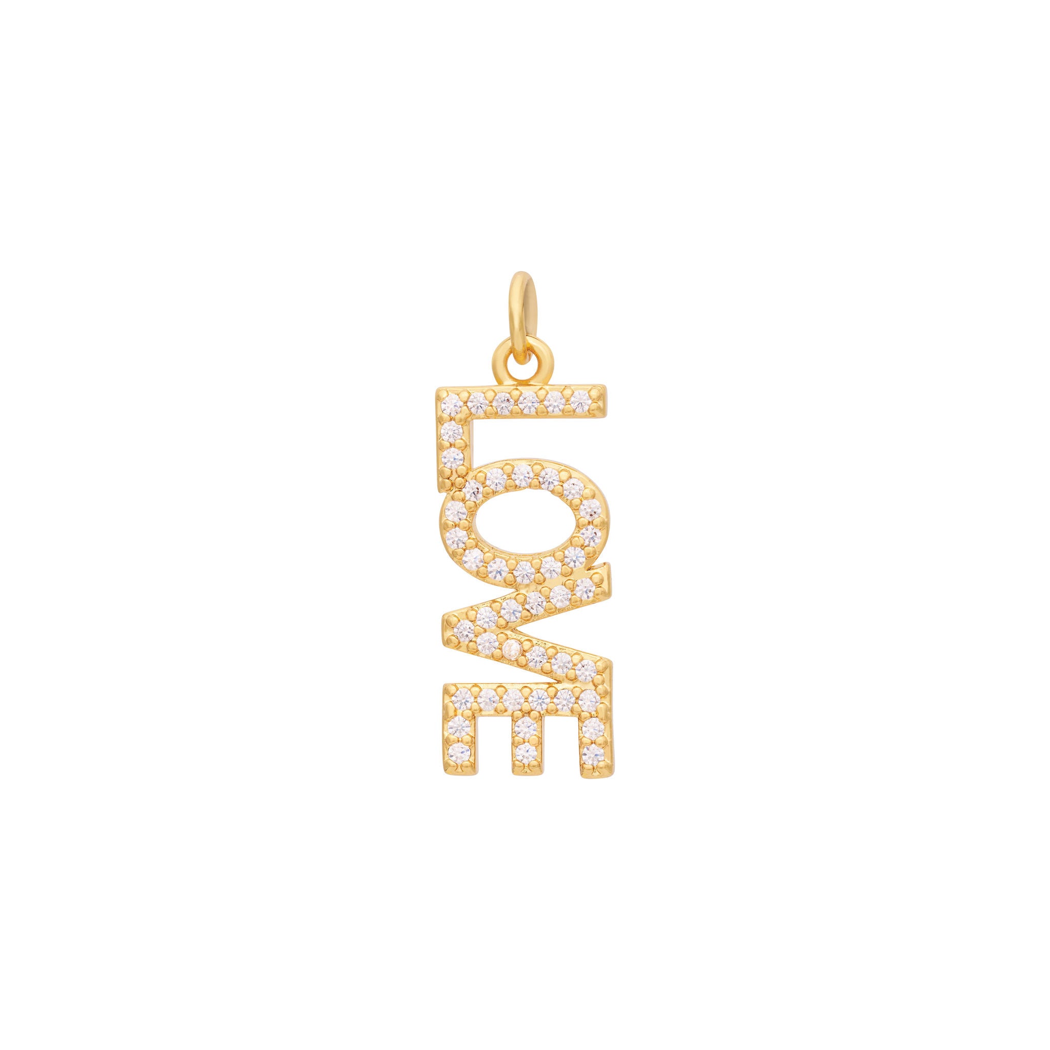 Love Letters Charm - Gold